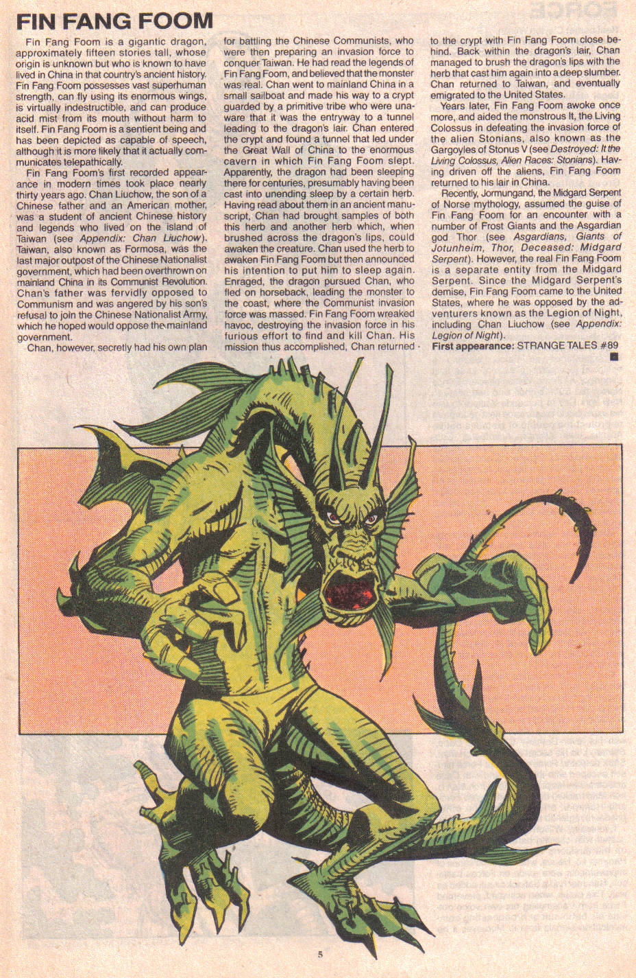 The Official Handbook of the Marvel Universe: Update '89 issue 3 - Page 6