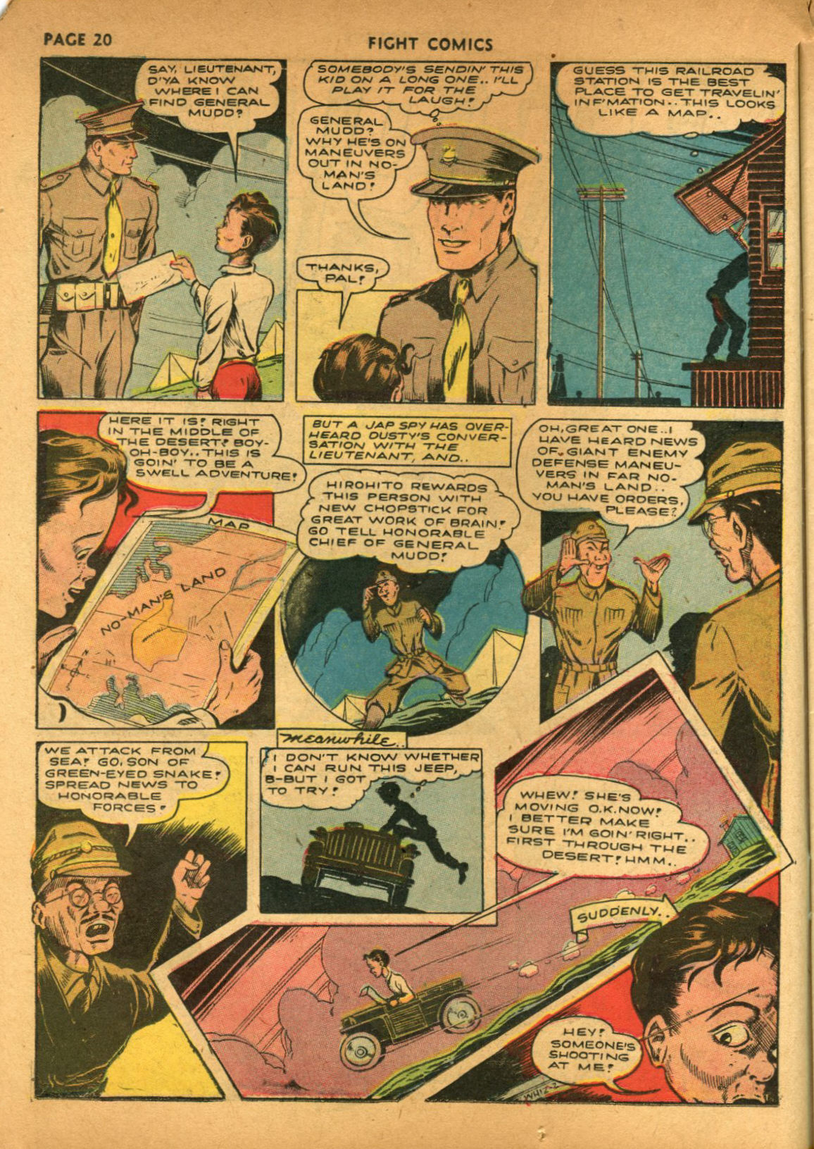 Read online Fight Comics comic -  Issue #21 - 22