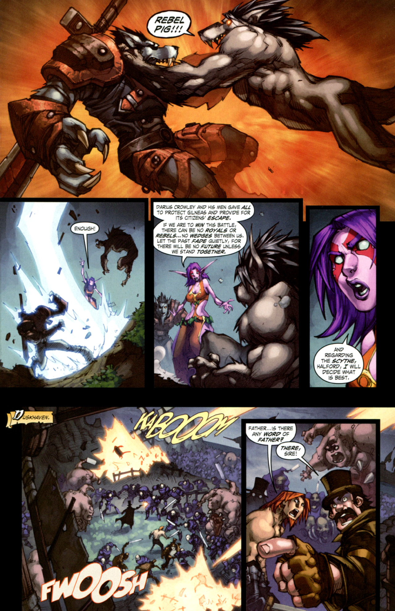 Read online World of Warcraft: Curse of the Worgen comic -  Issue #5 - 9