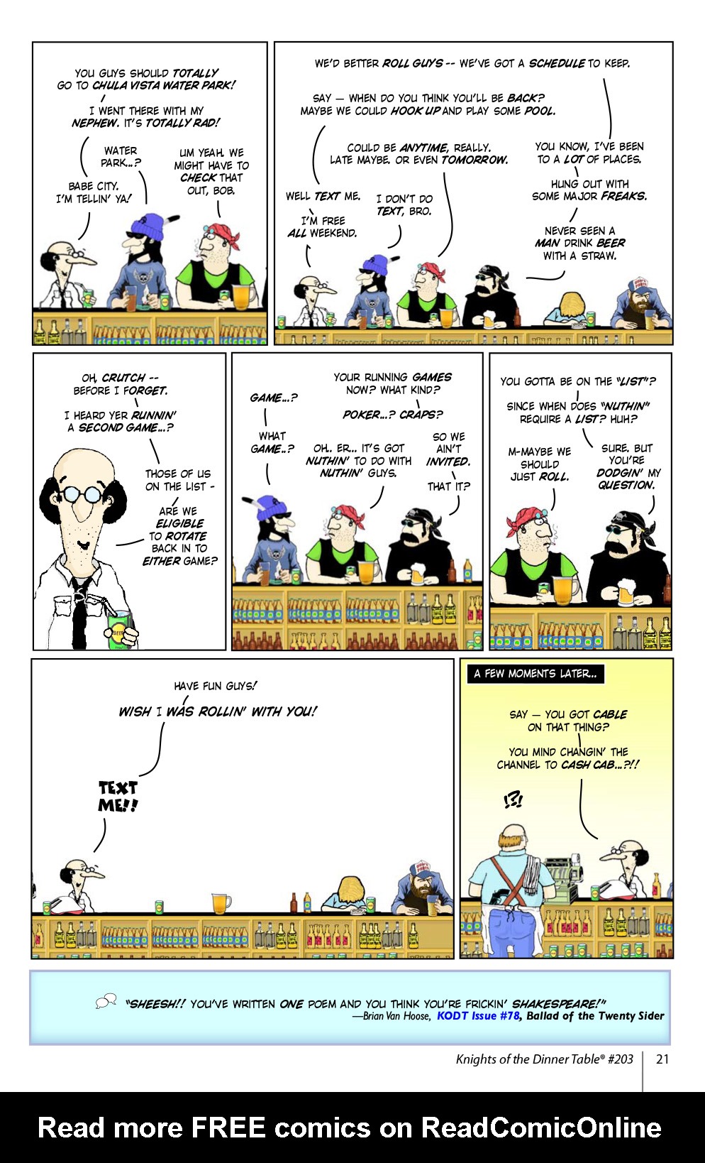 Read online Knights of the Dinner Table comic -  Issue #203 - 23