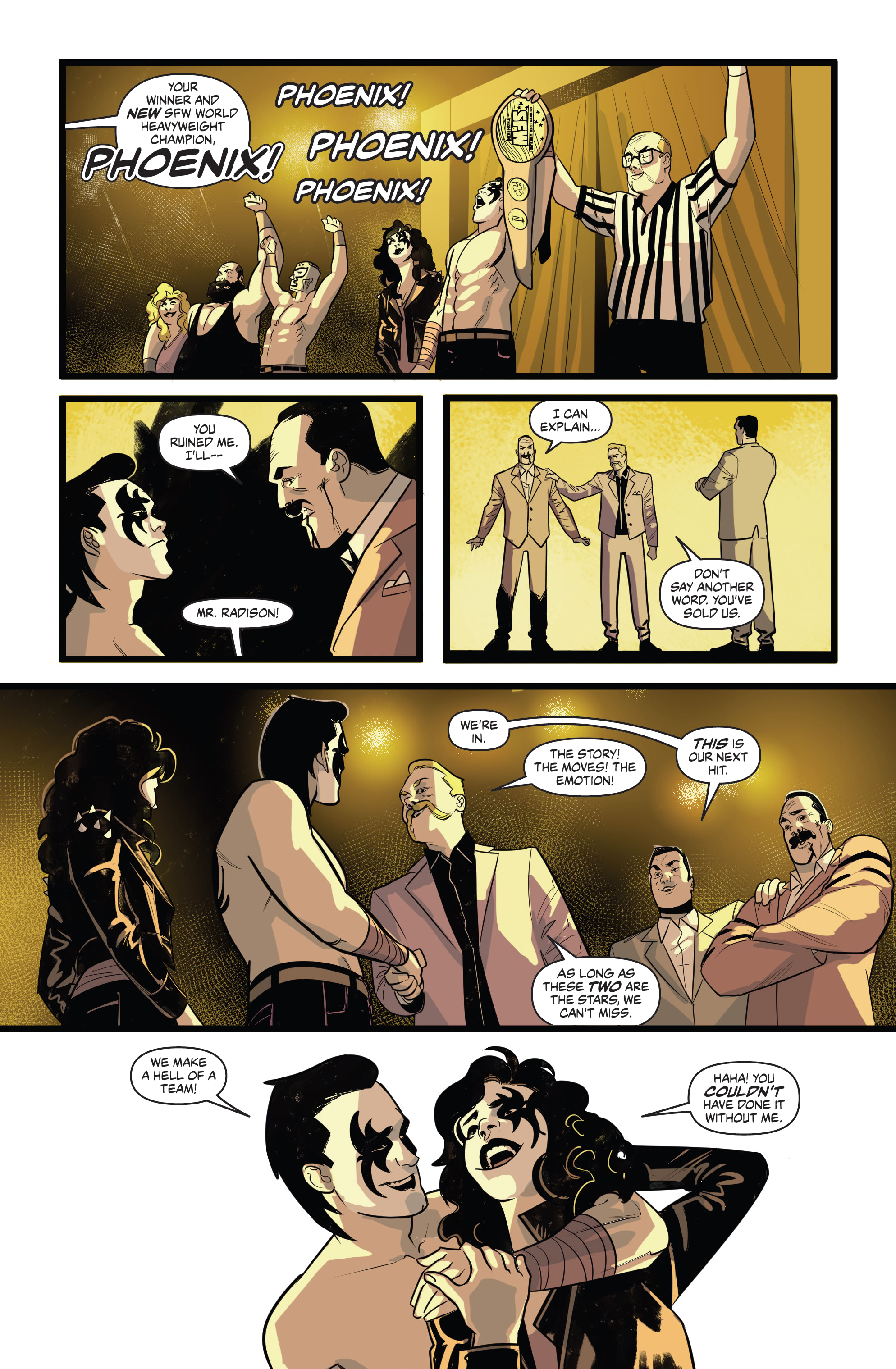 Read online Over the Ropes comic -  Issue # _TPB - 114