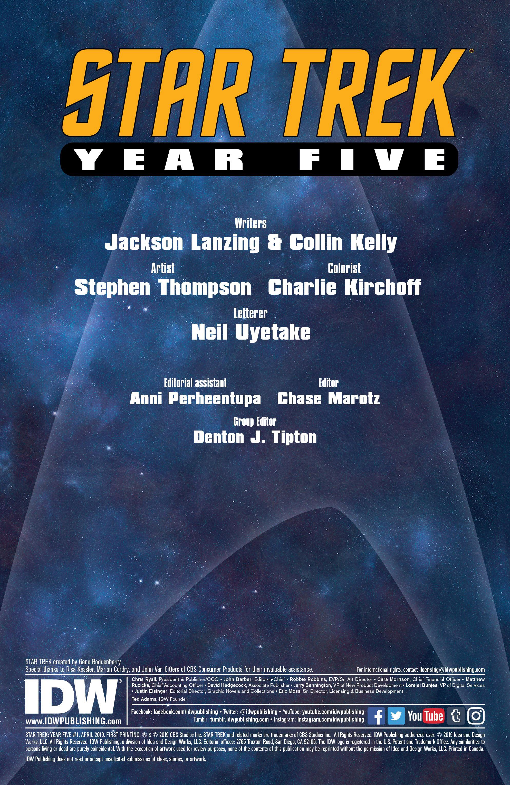 Read online Star Trek: Year Five comic -  Issue #1 - 2