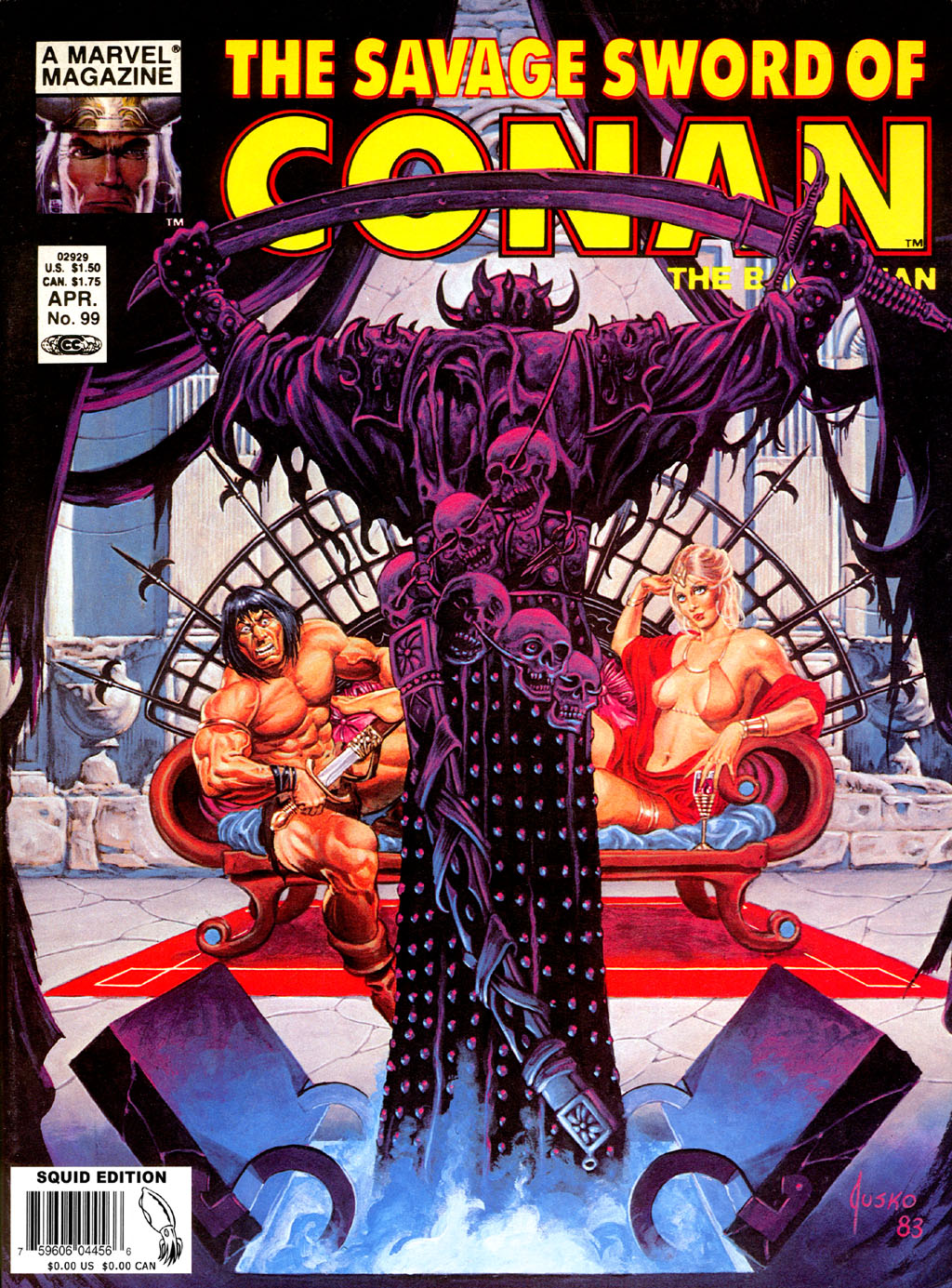 Read online The Savage Sword Of Conan comic -  Issue #99 - 1