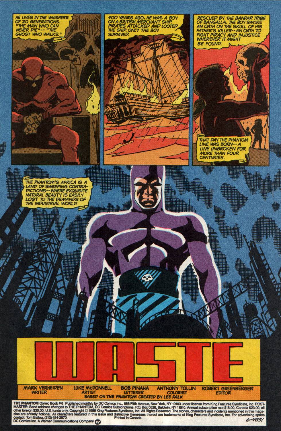 Read online The Phantom (1989) comic -  Issue #6 - 2