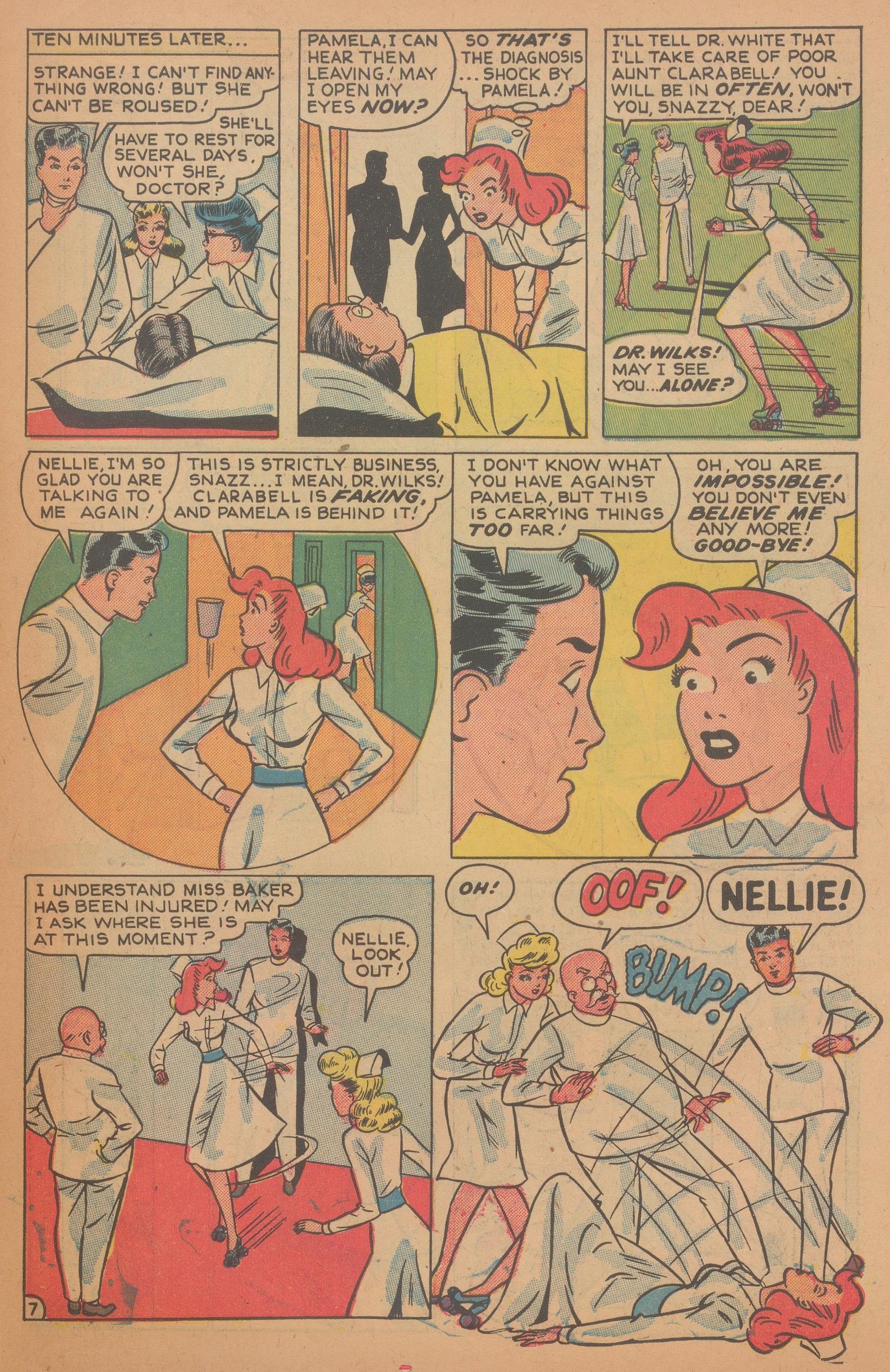 Read online Nellie The Nurse (1945) comic -  Issue #26 - 31