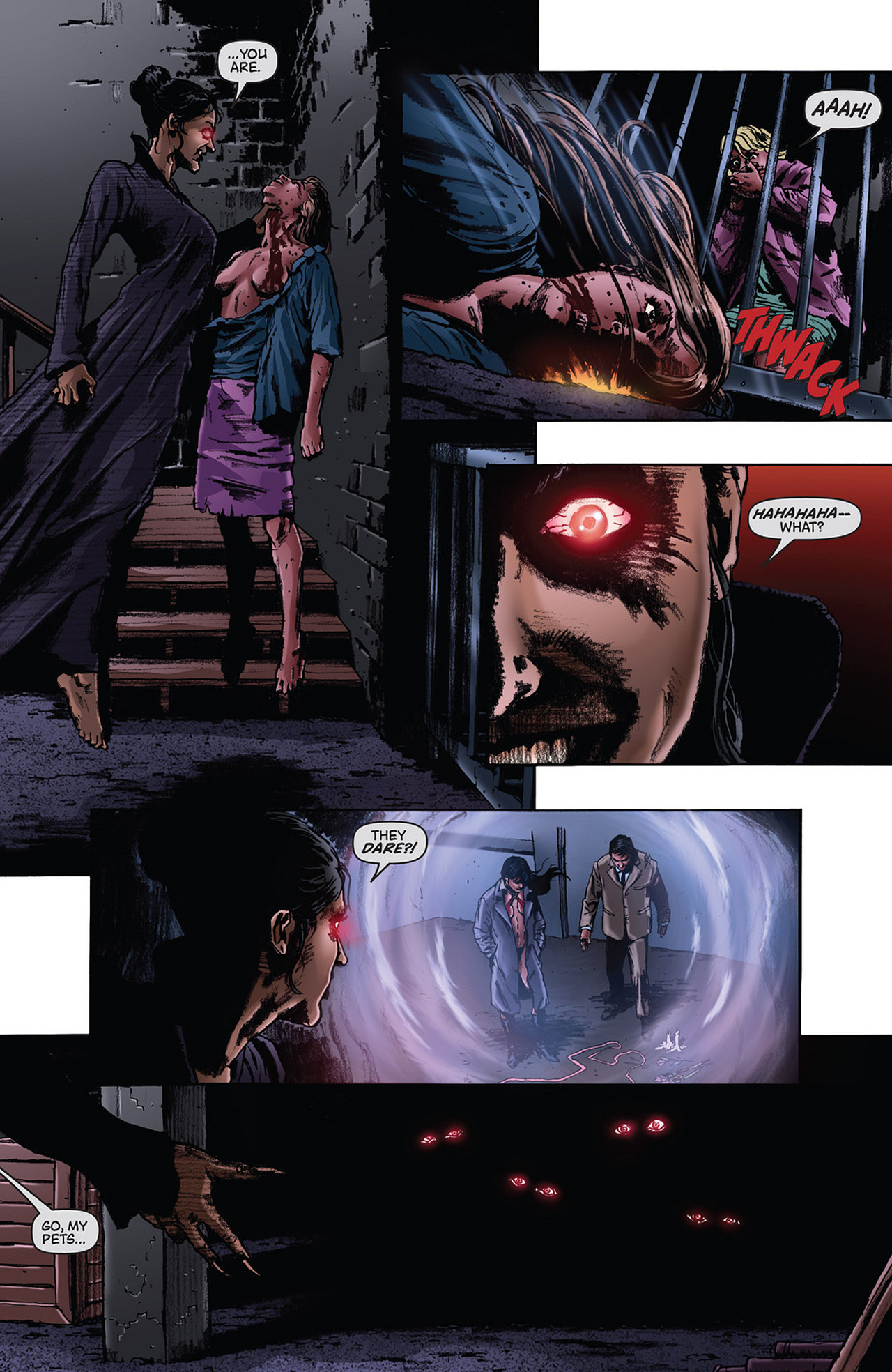 Read online Dark Shadows/Vampirella comic -  Issue #2 - 18