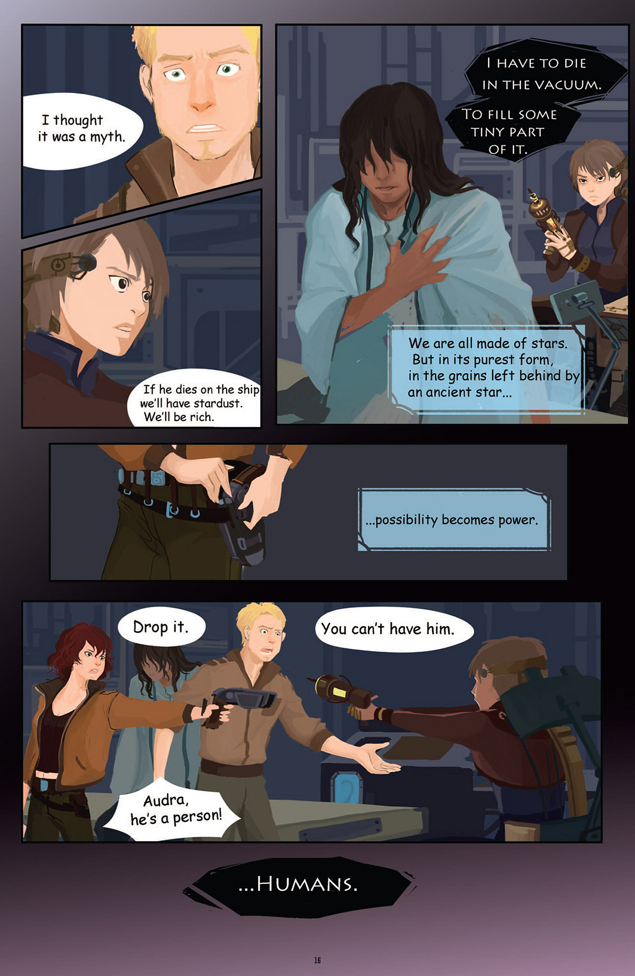 Read online Womanthology: Space comic -  Issue #4 - 19