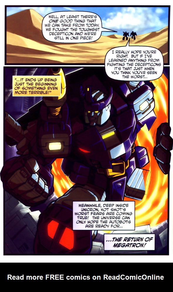 Read online Transformers Energon comic -  Issue #1 - 10