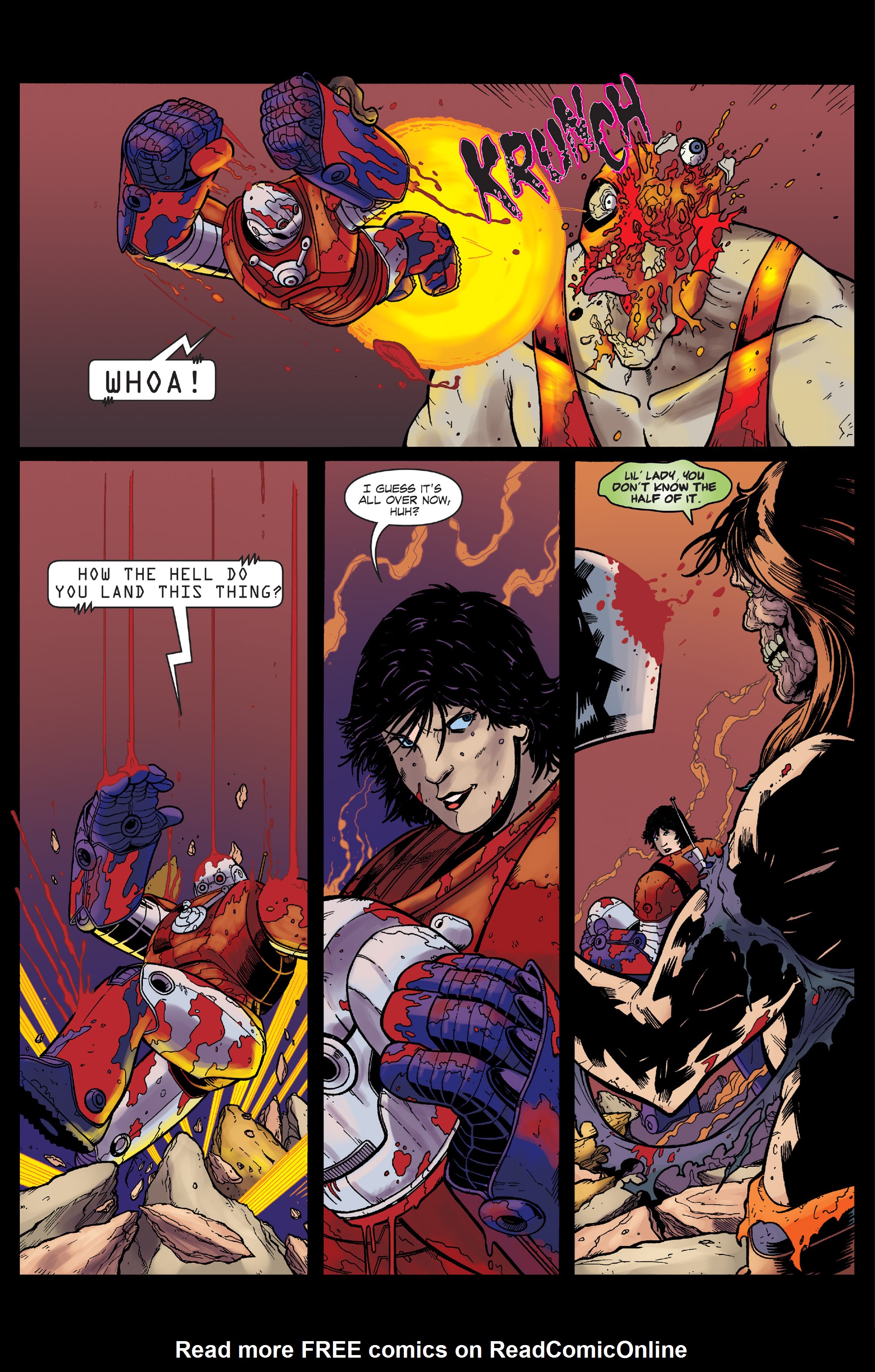 Read online Hack/Slash vs. Halloween Man Special comic -  Issue # Full - 21