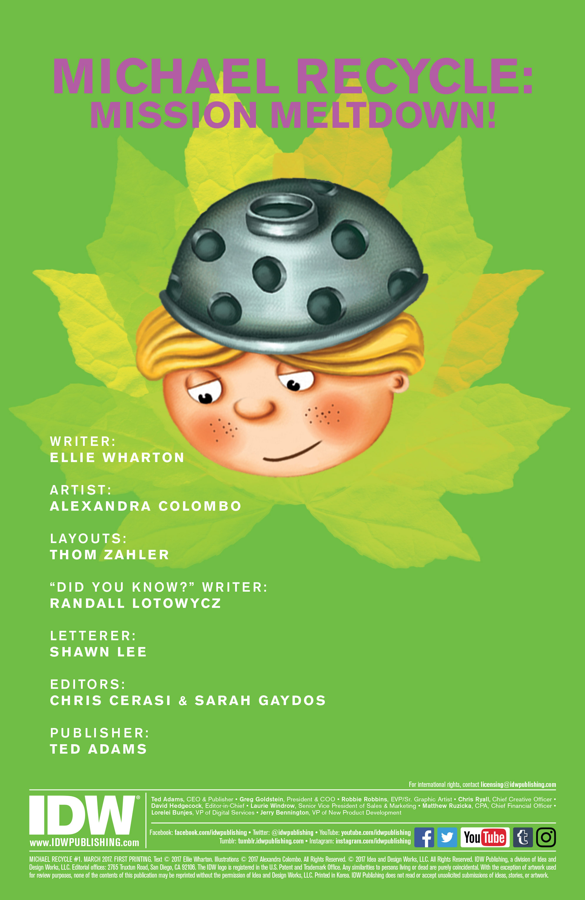 Read online Michael Recycle comic -  Issue #1 - 2
