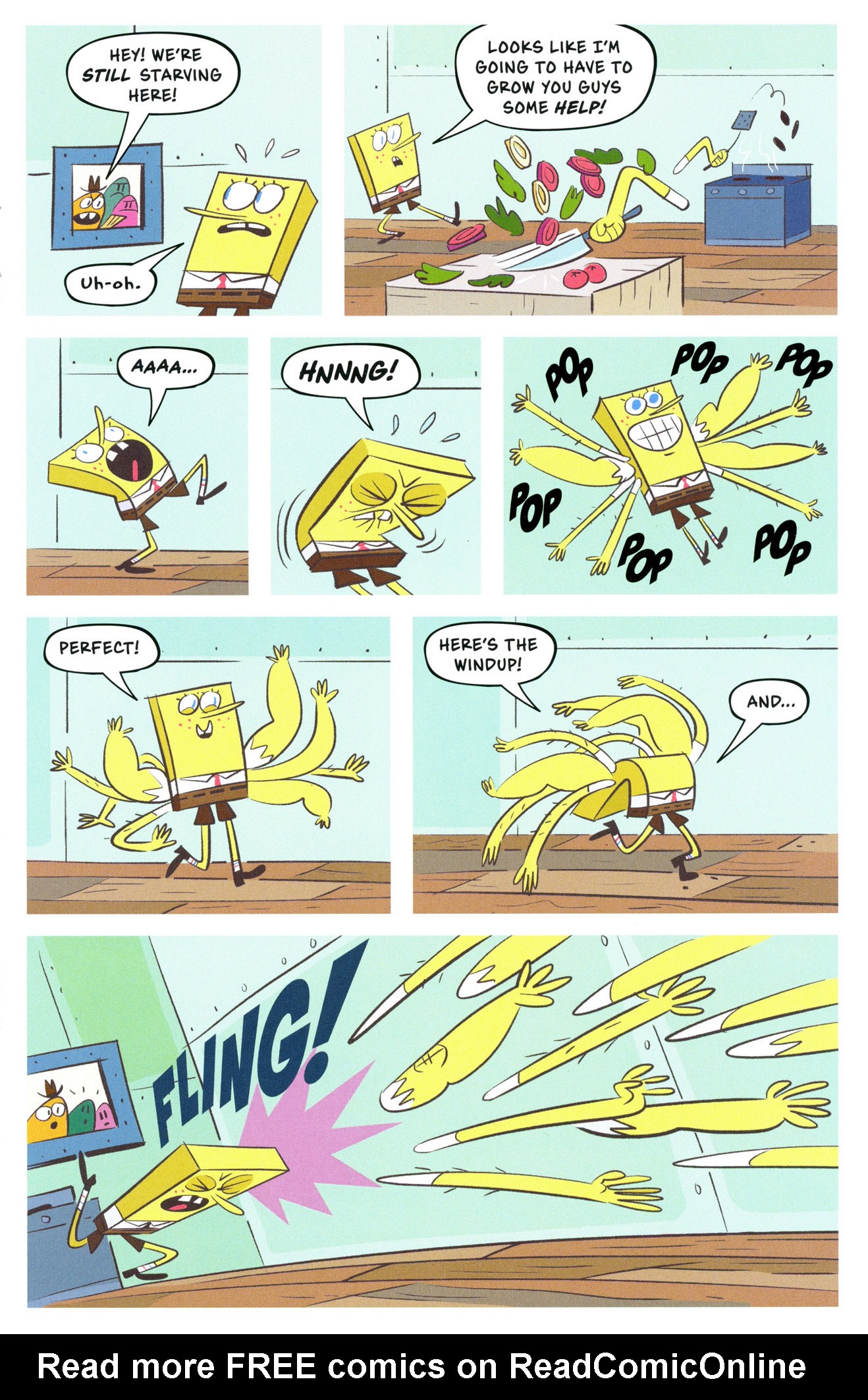 Read online Free Comic Book Day 2016 comic -  Issue # Spongebob Freestyle Funnies - 7