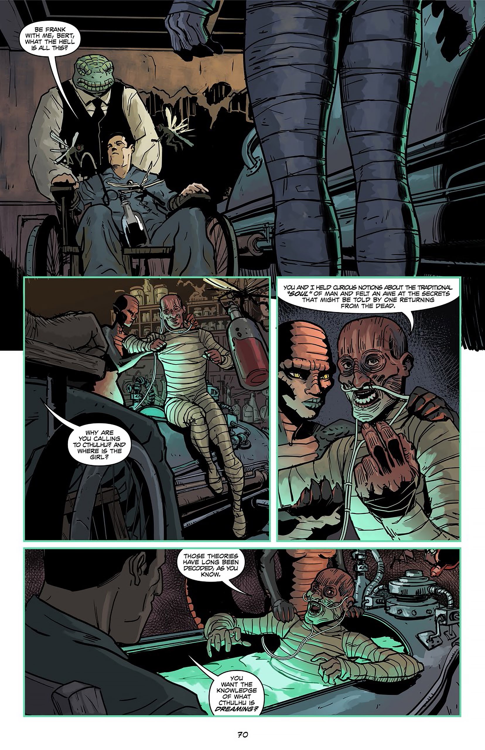 Read online Lovecraft P.I. - The Curious Case of ReAnimator comic -  Issue # TPB - 71