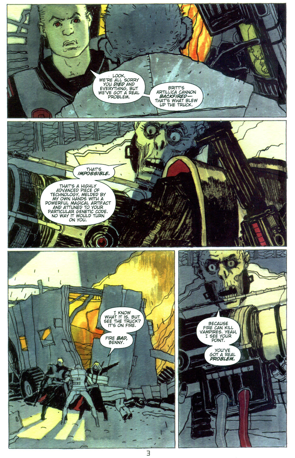 Read online CVO: Covert Vampiric Operations - Artifact comic -  Issue #3 - 5