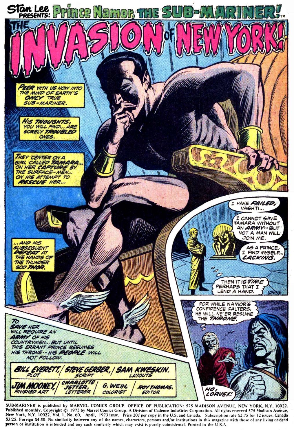 Read online The Sub-Mariner comic -  Issue #60 - 3