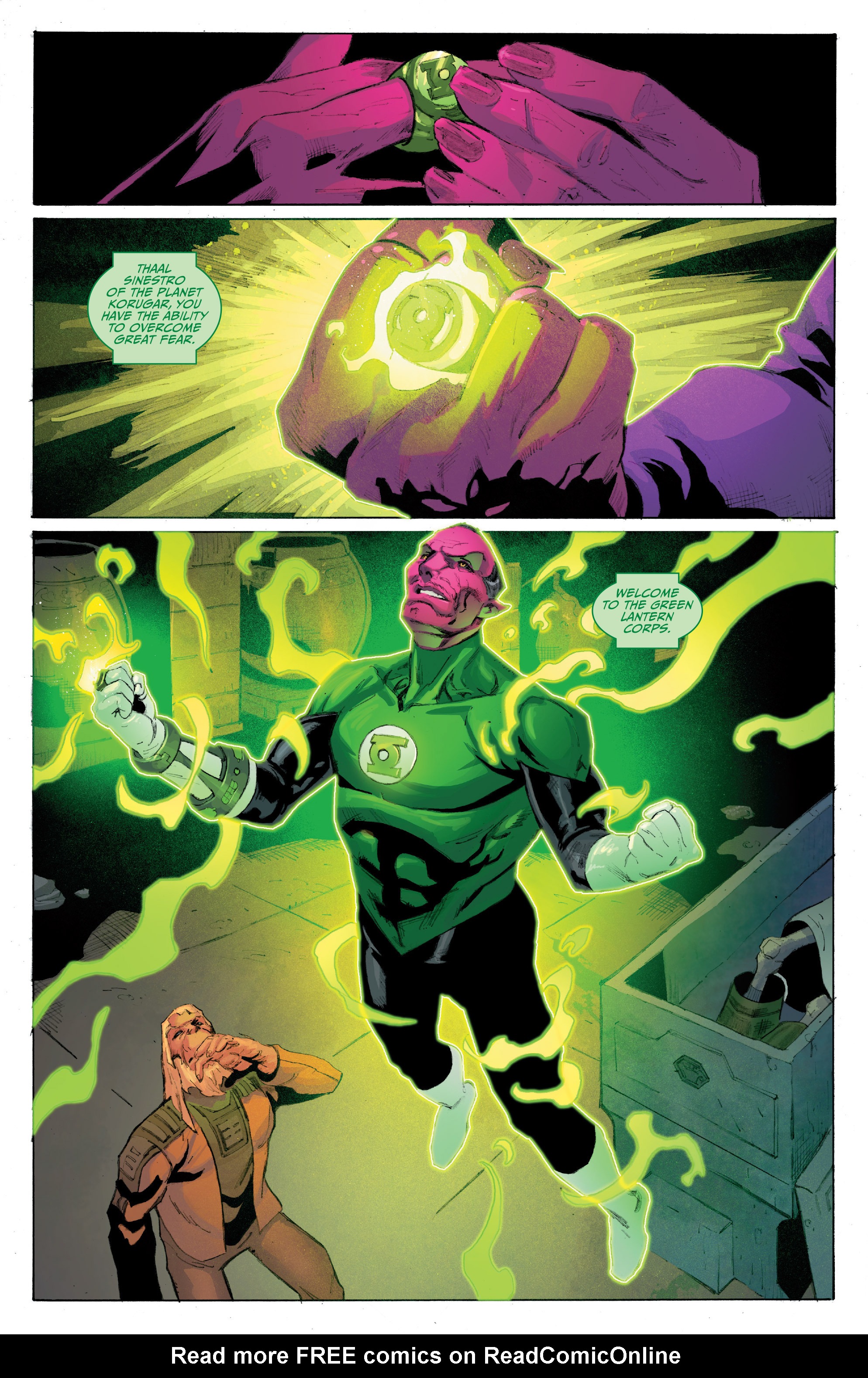 Read online Planet of the Apes/Green Lantern comic -  Issue #4 - 8