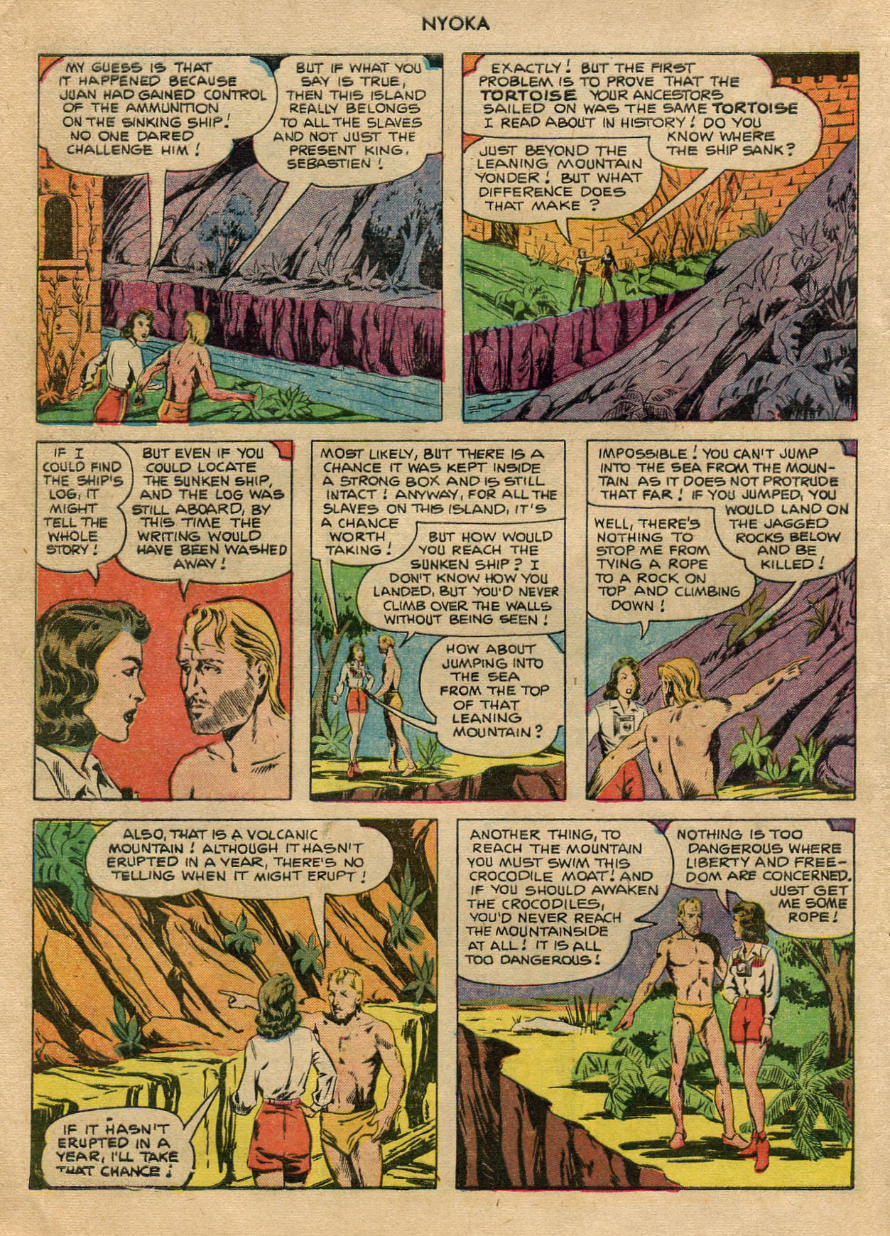 Read online Nyoka the Jungle Girl (1945) comic -  Issue #63 - 8