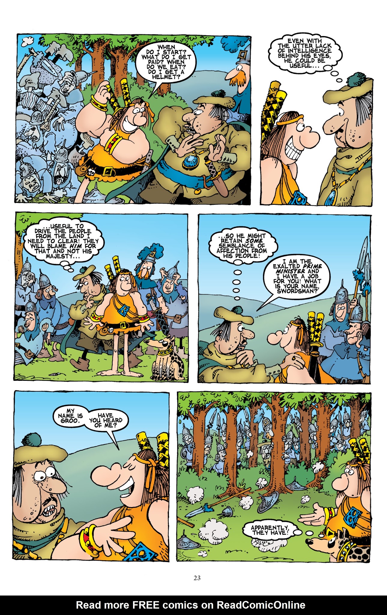 Read online Groo vs. Conan comic -  Issue # TPB - 25