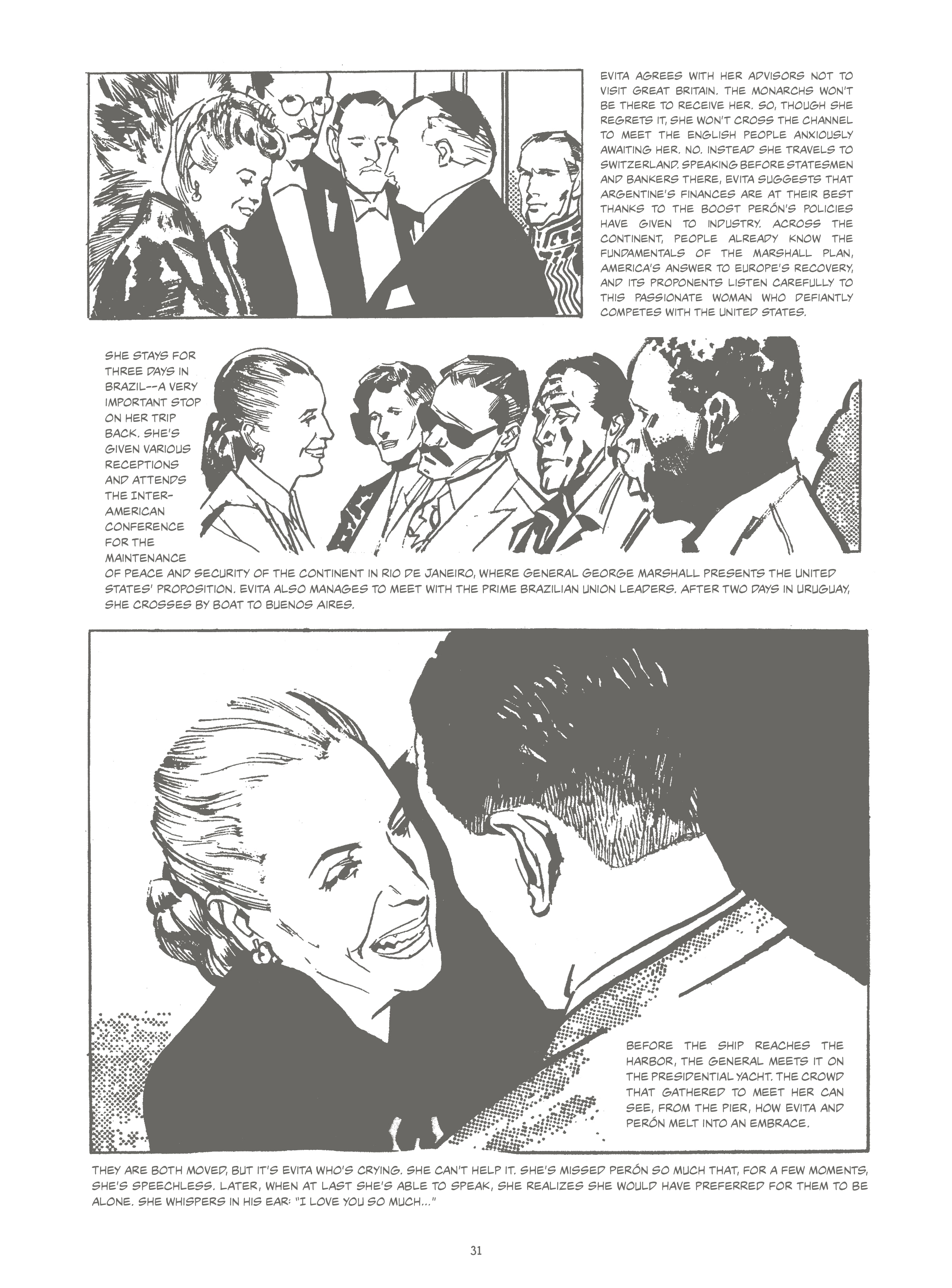 Read online Evita, the Life and Work of Eva Perón comic -  Issue # TPB - 36
