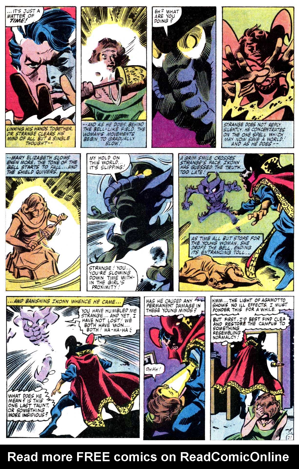 Read online Doctor Strange (1974) comic -  Issue #47 - 22