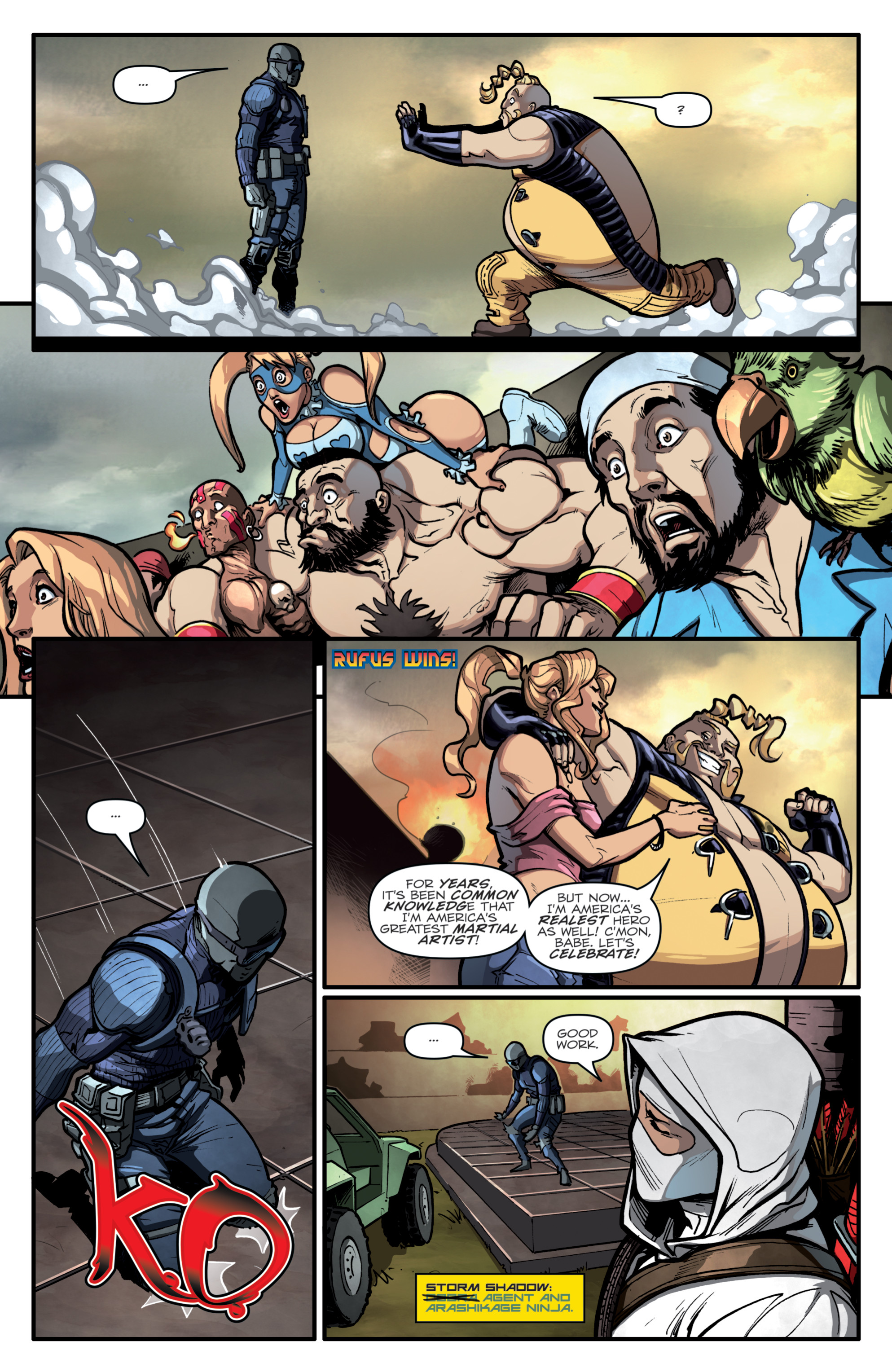 Read online Street Fighter X G.I. Joe comic -  Issue #3 - 7
