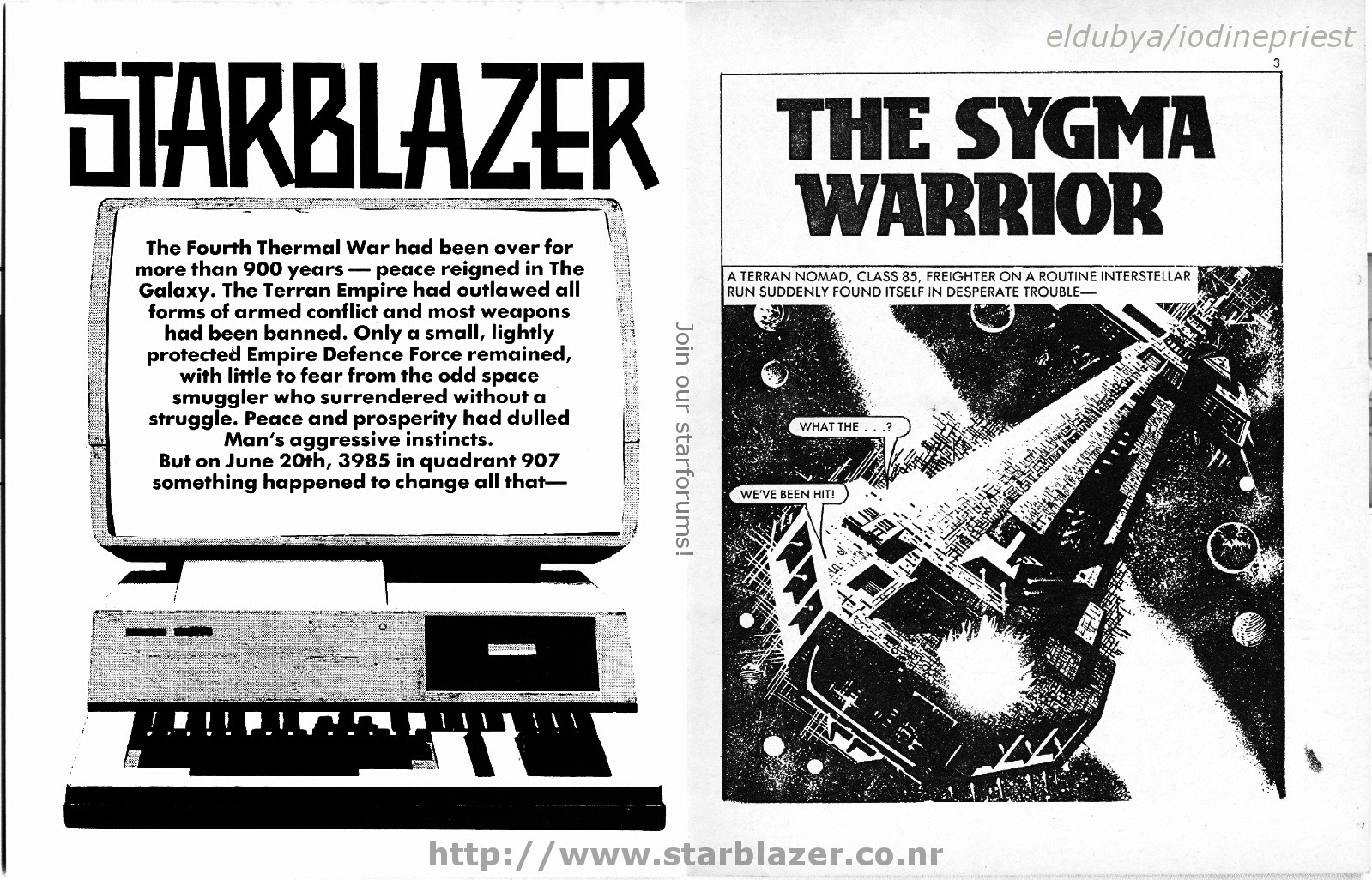 Read online Starblazer comic -  Issue #156 - 3