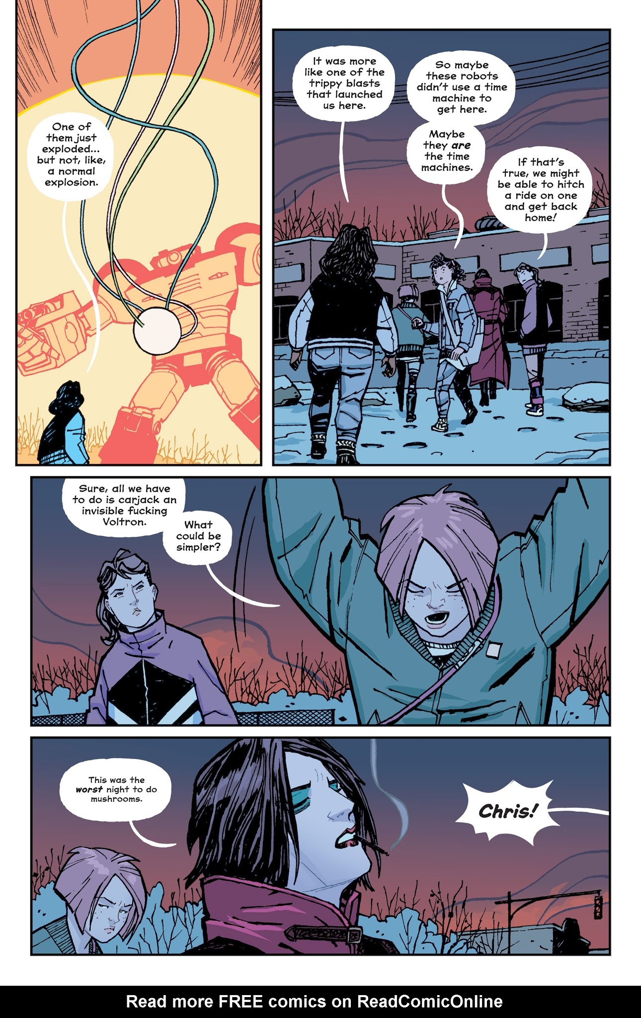 Read online Paper Girls comic -  Issue #19 - 15
