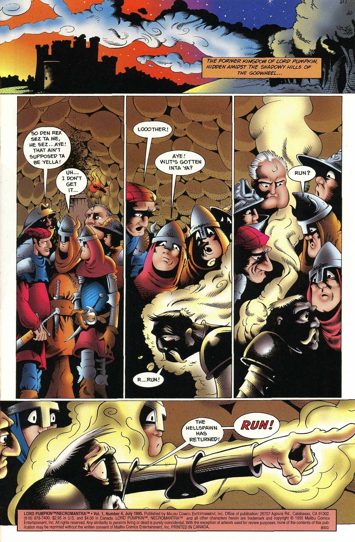 Read online Lord Pumpkin/Necromantra comic -  Issue #4 - 4