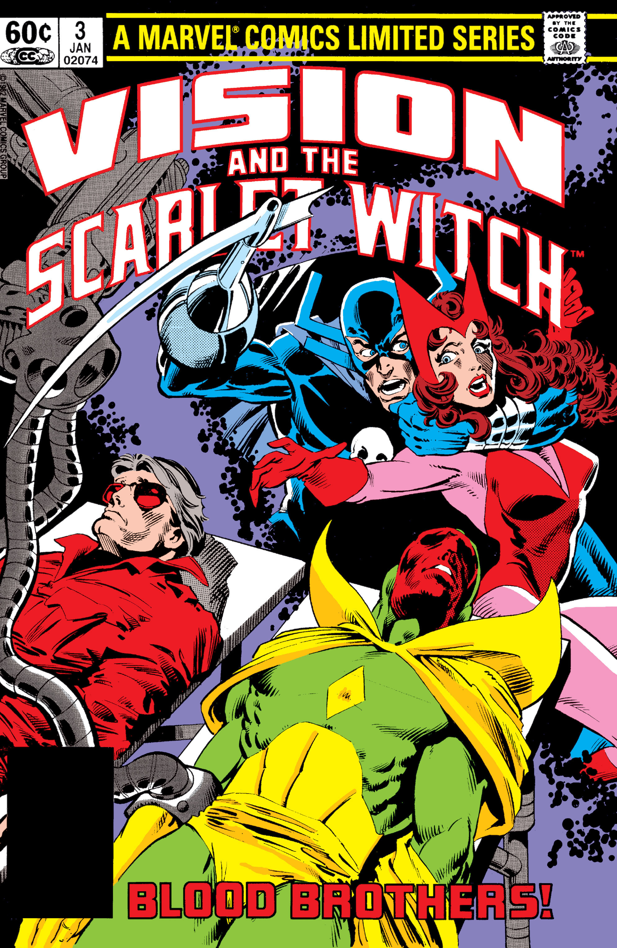 Read online The Vision and the Scarlet Witch (1982) comic -  Issue #3 - 1