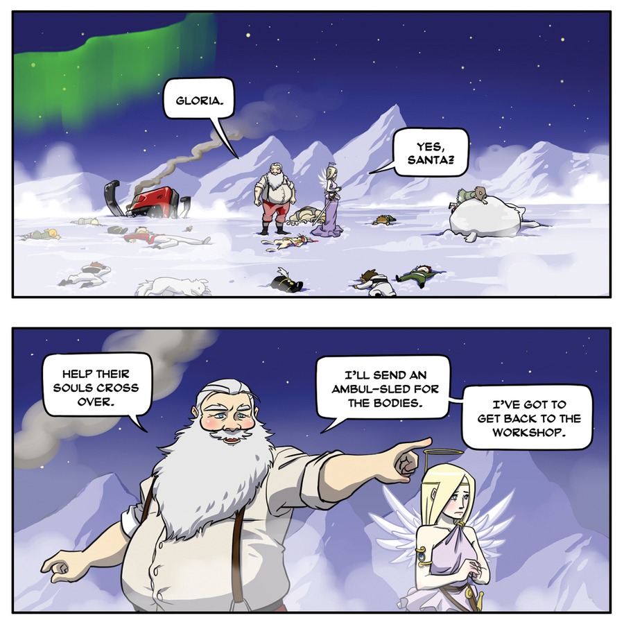 Read online Santa Versus Dracula comic -  Issue # TPB - 17
