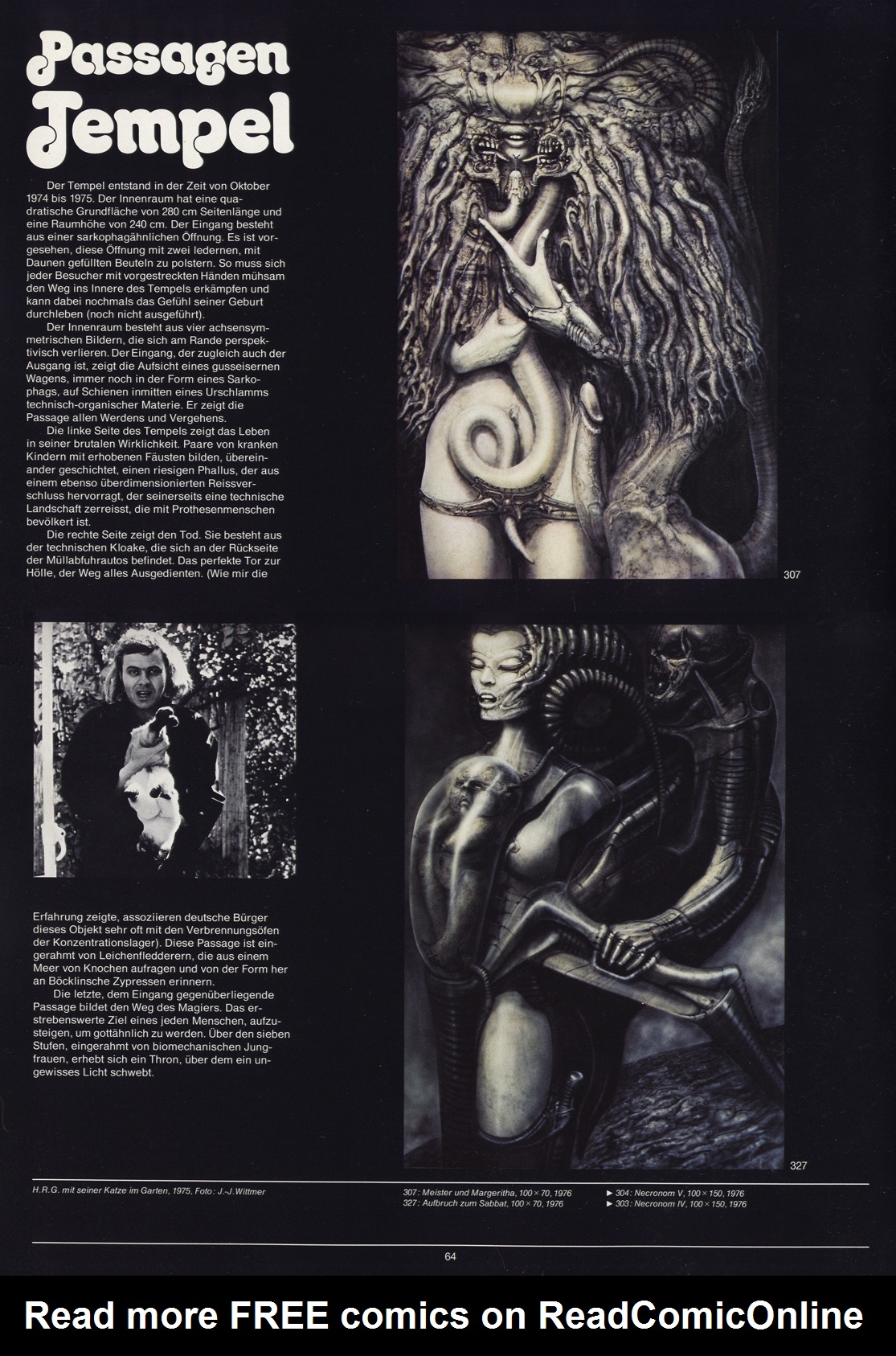 Read online H.R.Giger's Necronomicon comic -  Issue # TPB - 58