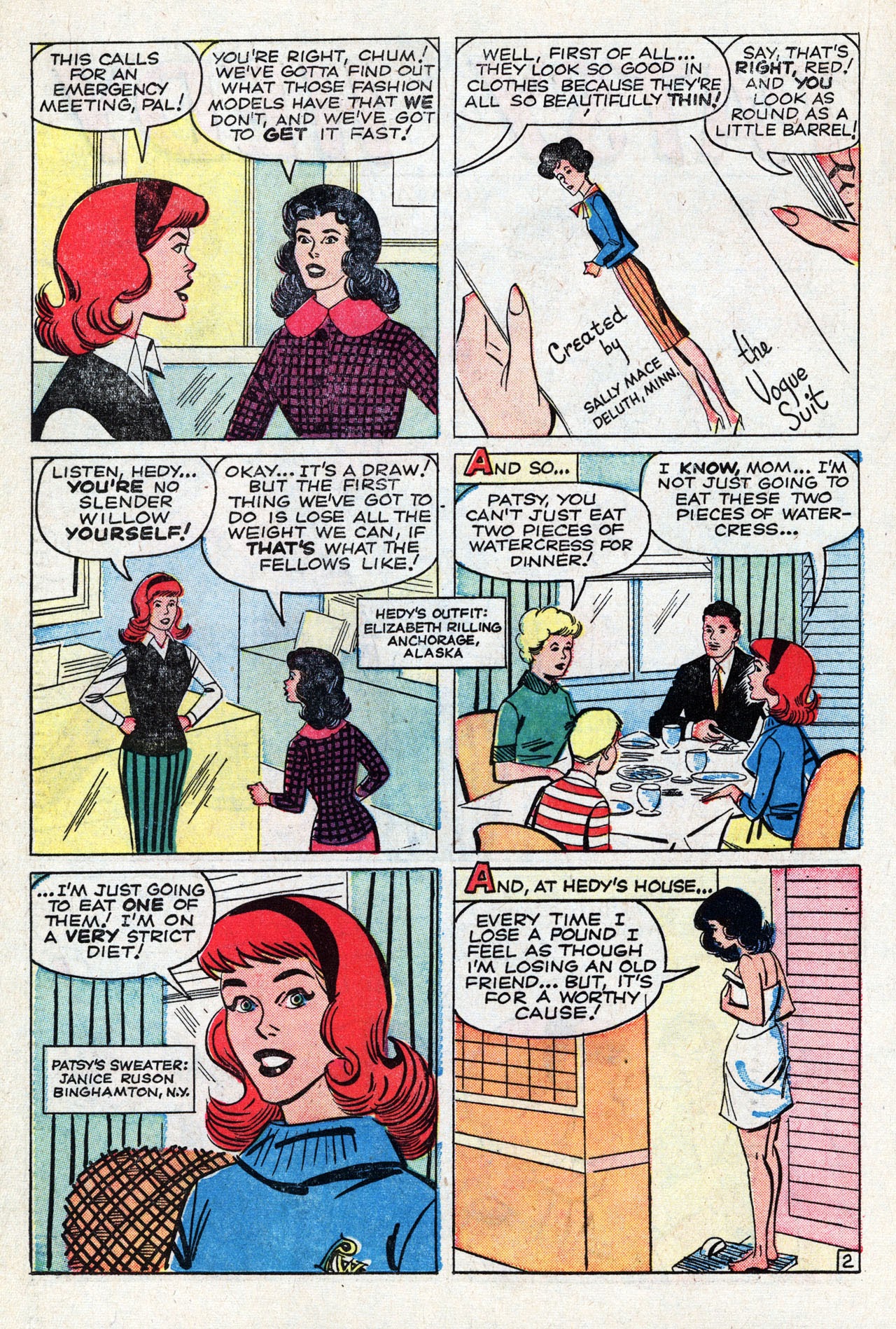 Read online Patsy and Hedy comic -  Issue #80 - 22