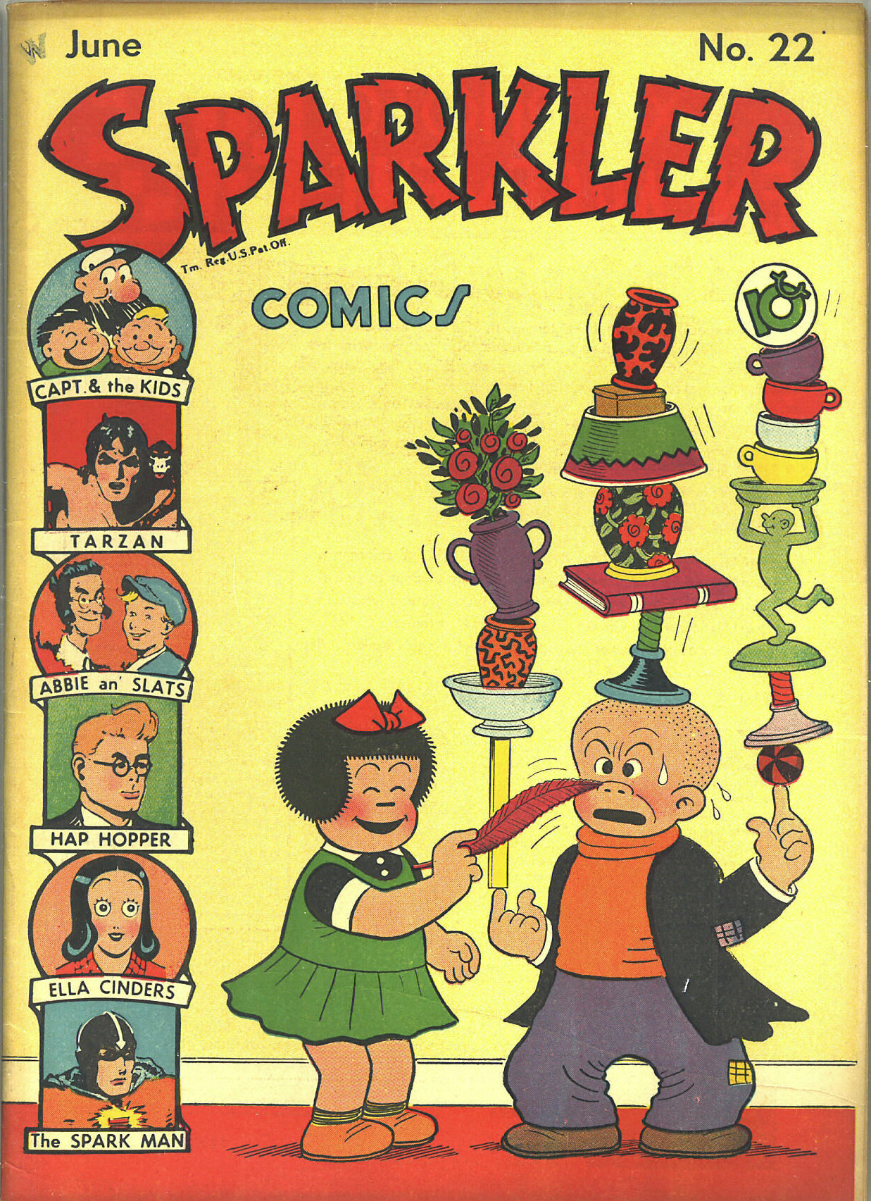 Read online Sparkler Comics comic -  Issue #22 - 1