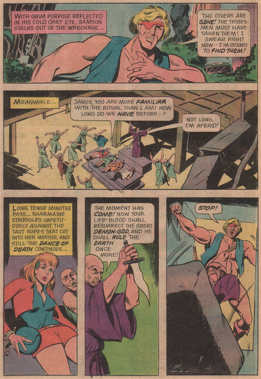 Read online Mighty Samson (1964) comic -  Issue #25 - 28