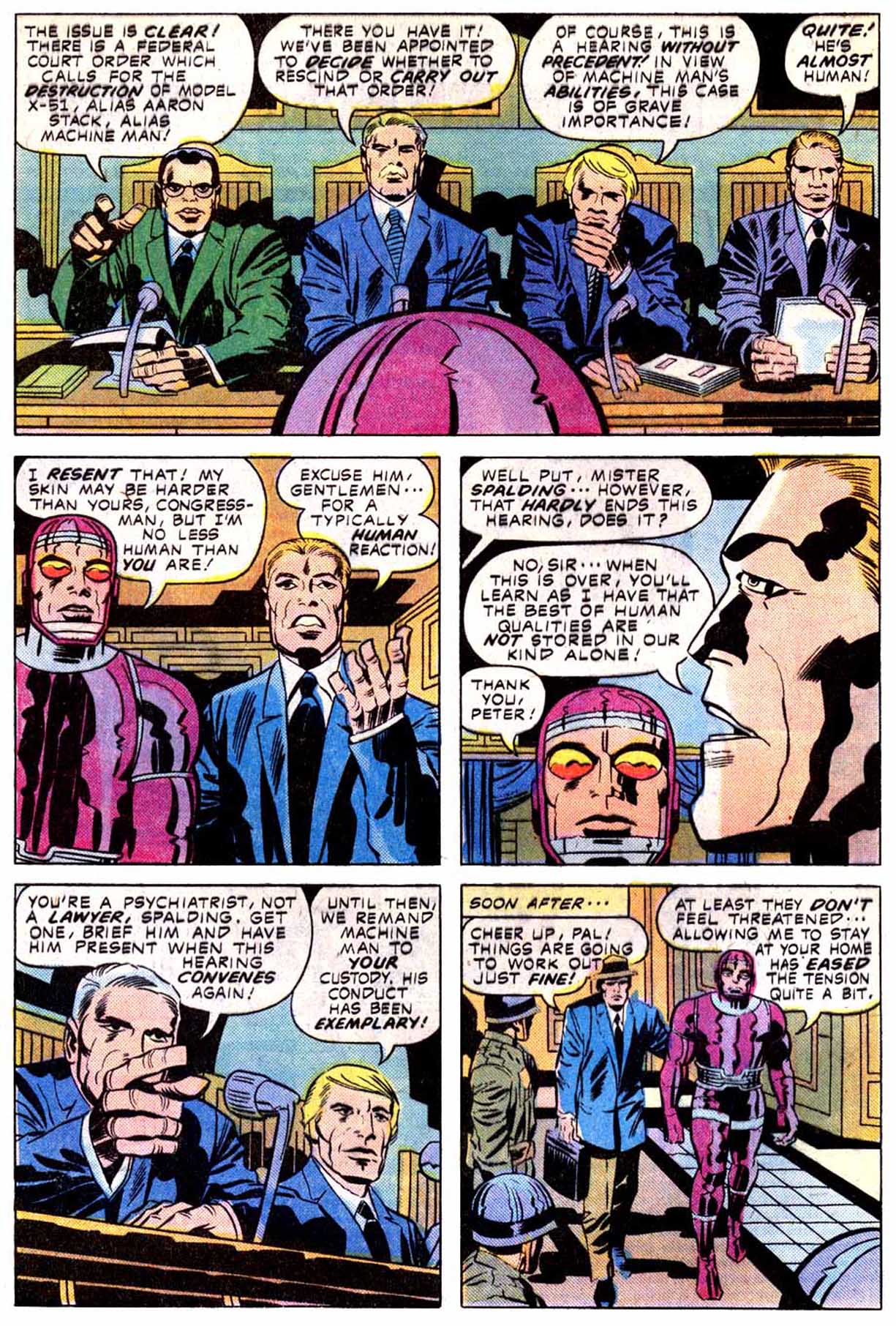 Read online Machine Man (1978) comic -  Issue #7 - 3