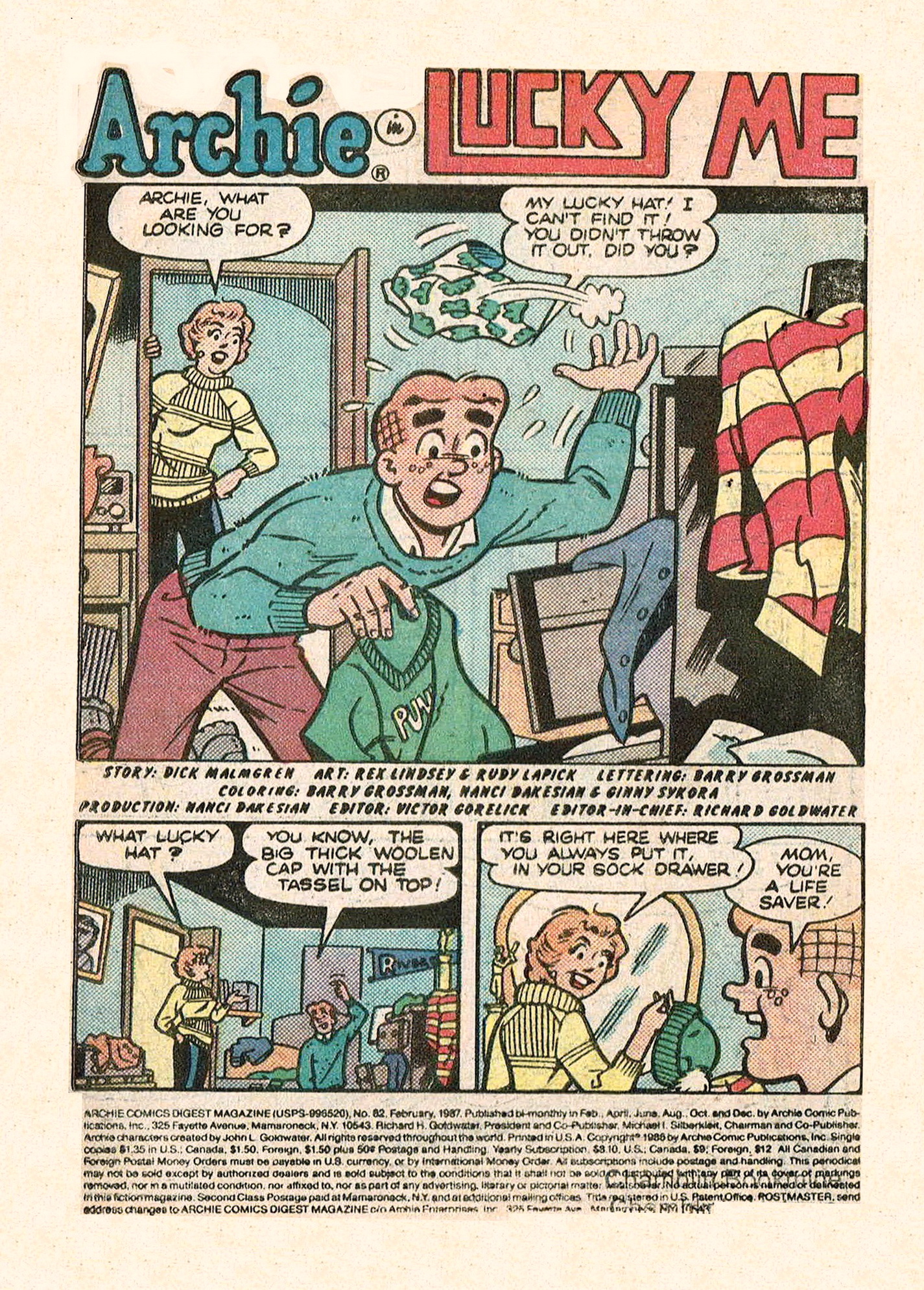 Read online Archie Digest Magazine comic -  Issue #82 - 3