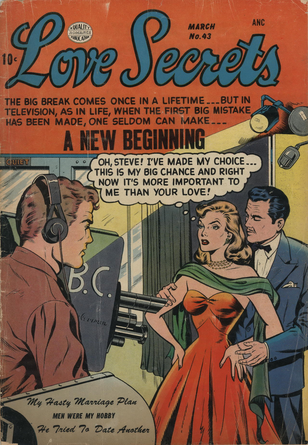 Read online Love Secrets (1953) comic -  Issue #43 - 1