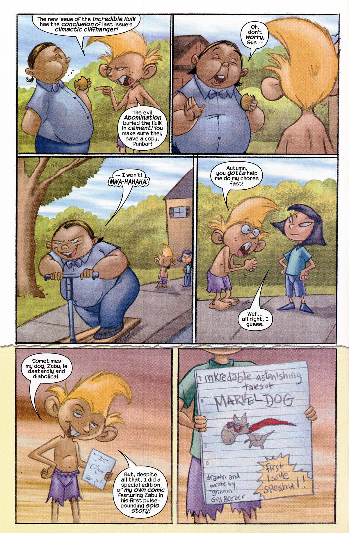 Read online Marvelous Adventures of Gus Beezer comic -  Issue # Hulk - 9