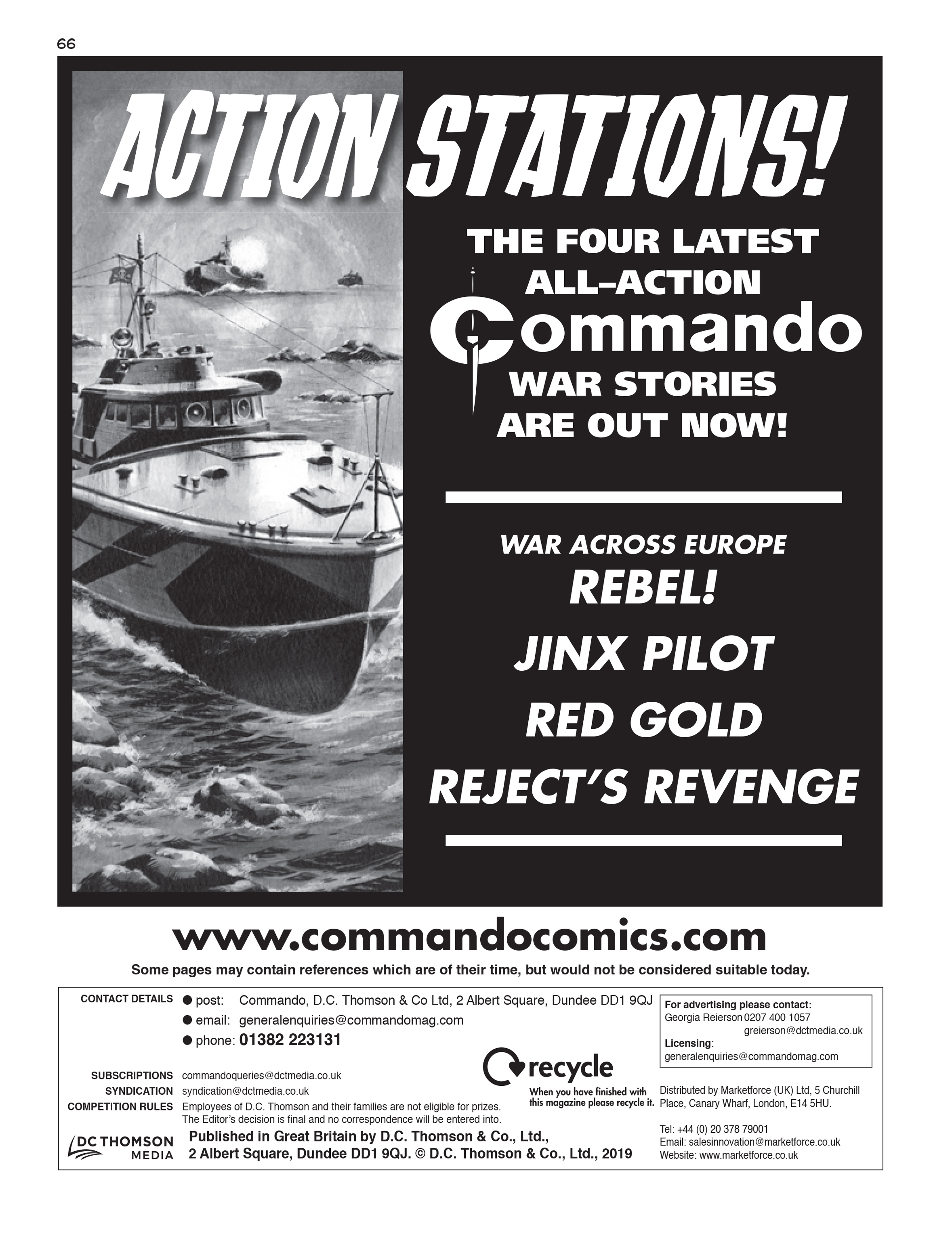 Read online Commando: For Action and Adventure comic -  Issue #5206 - 65