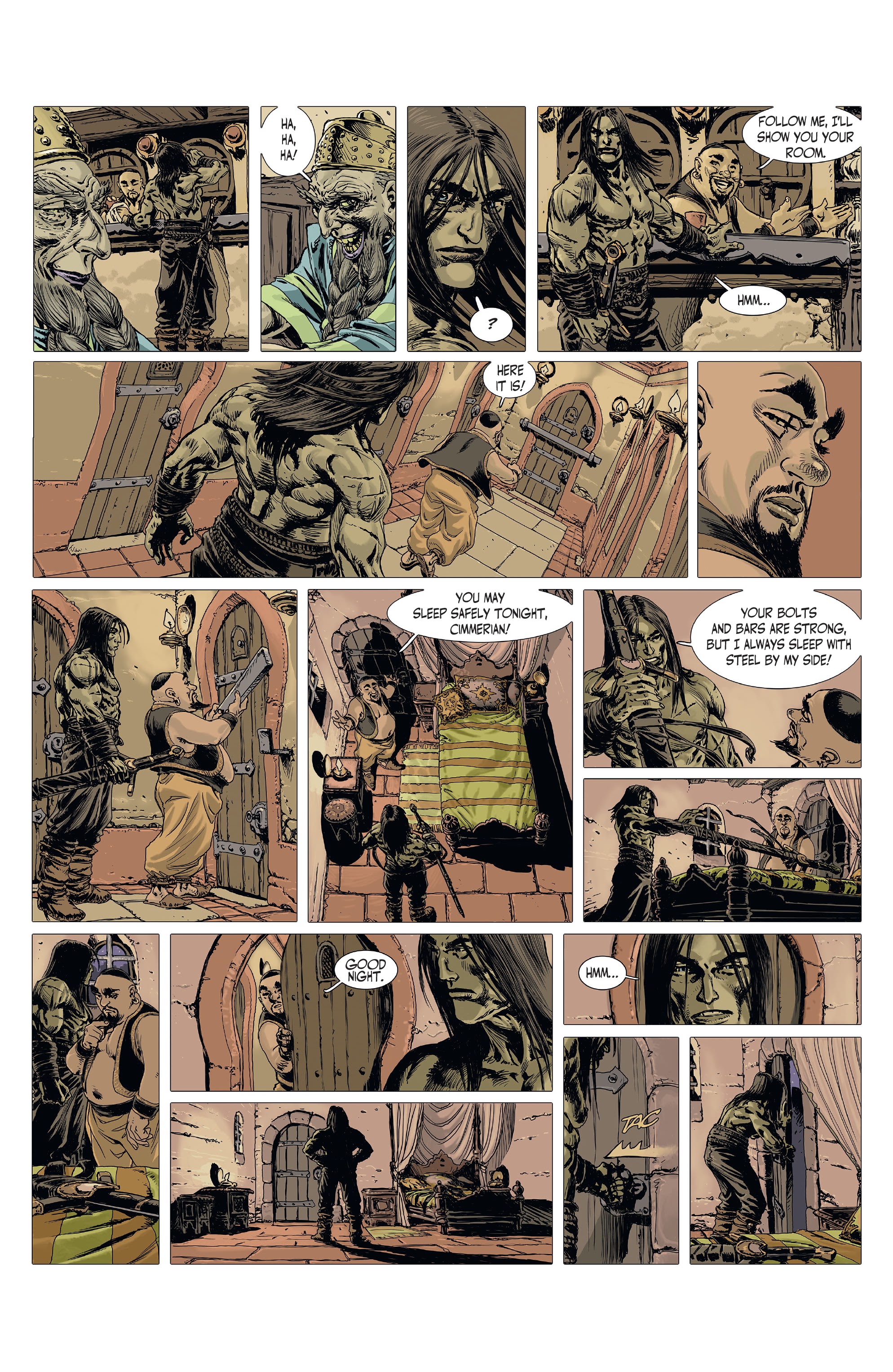 Read online The Cimmerian: The Man-Eaters Of Zamboula comic -  Issue #1 - 11