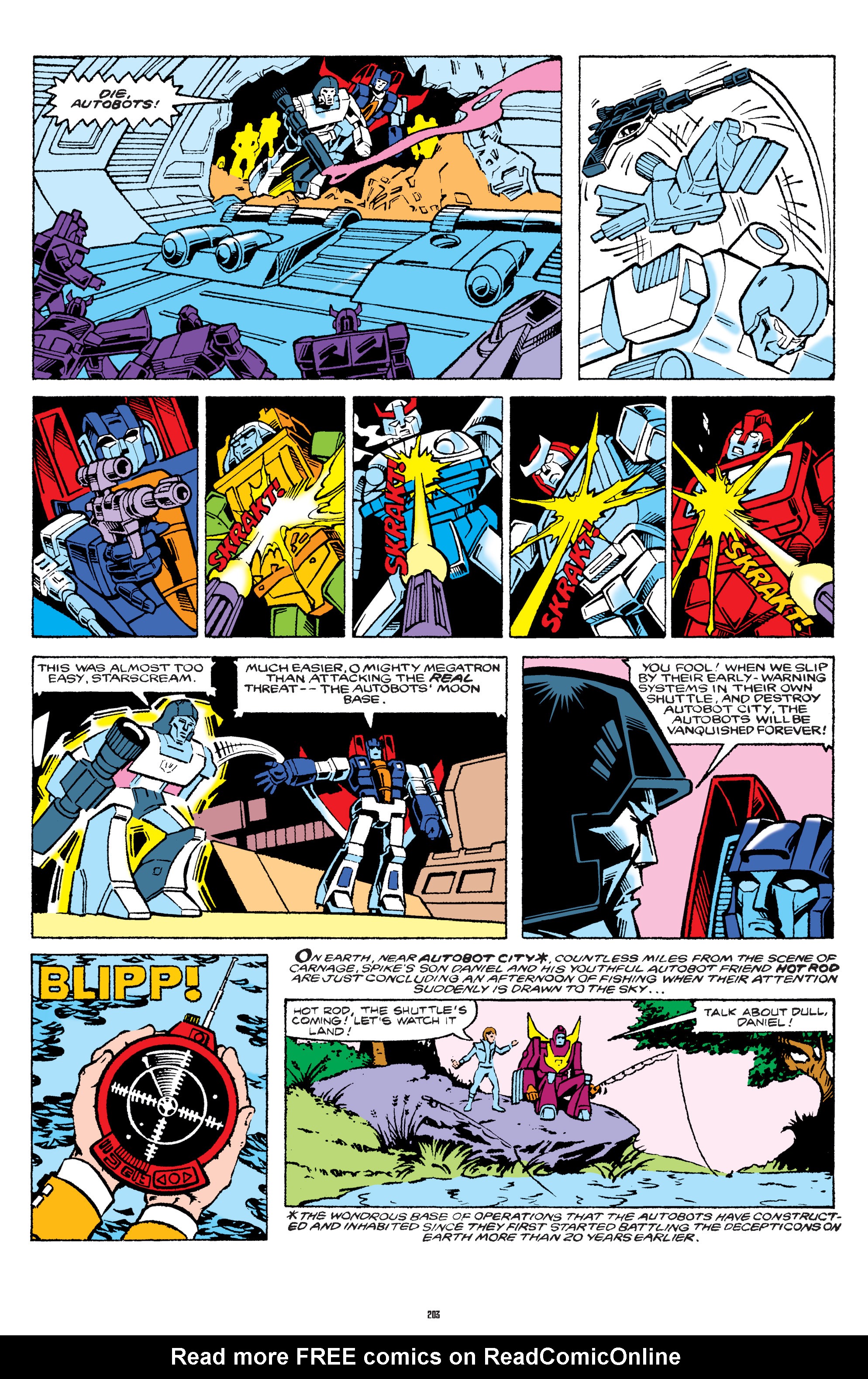 Read online The Transformers Classics comic -  Issue # TPB 7 - 202