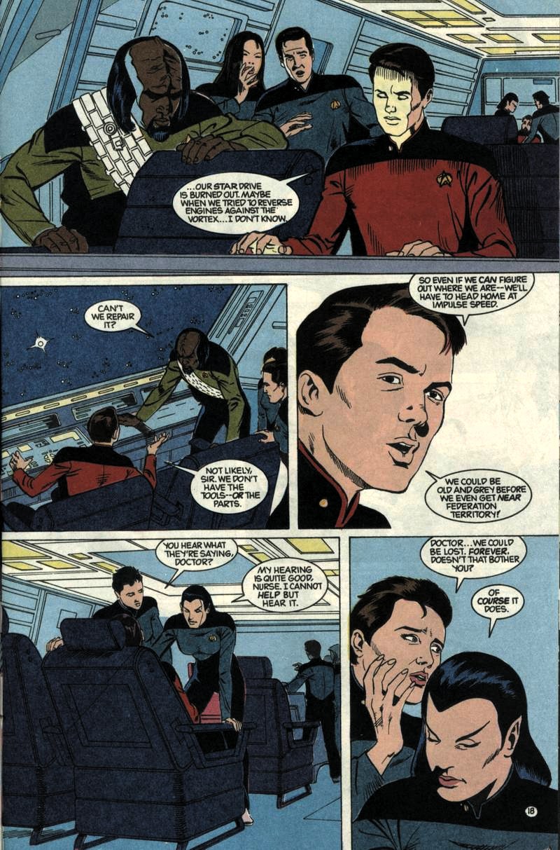 Read online Star Trek: The Next Generation (1989) comic -  Issue #20 - 19