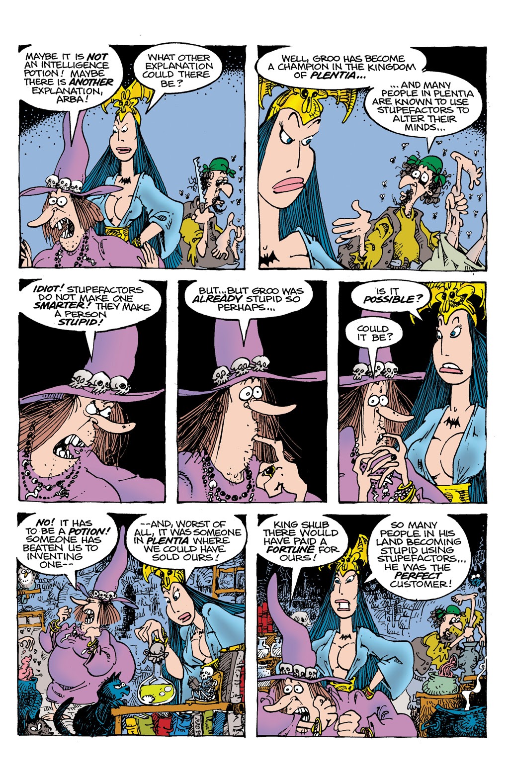 Read online Sergio Aragonés' Groo: The Most Intelligent Man In The World comic -  Issue # TPB - 39