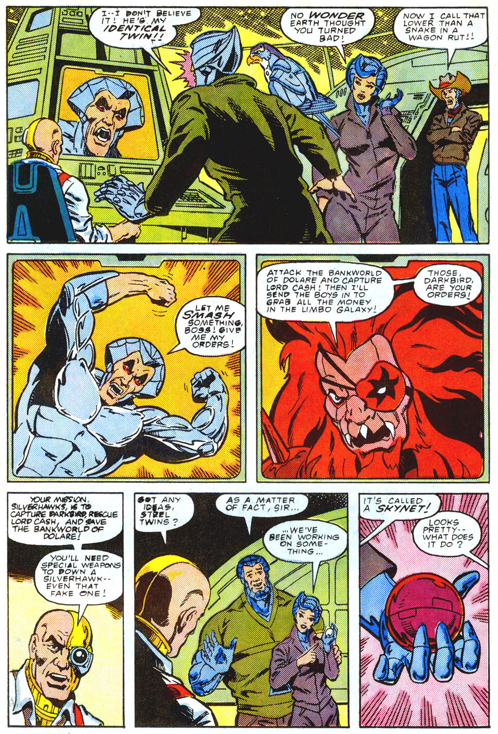 Read online SilverHawks comic -  Issue #7 - 10