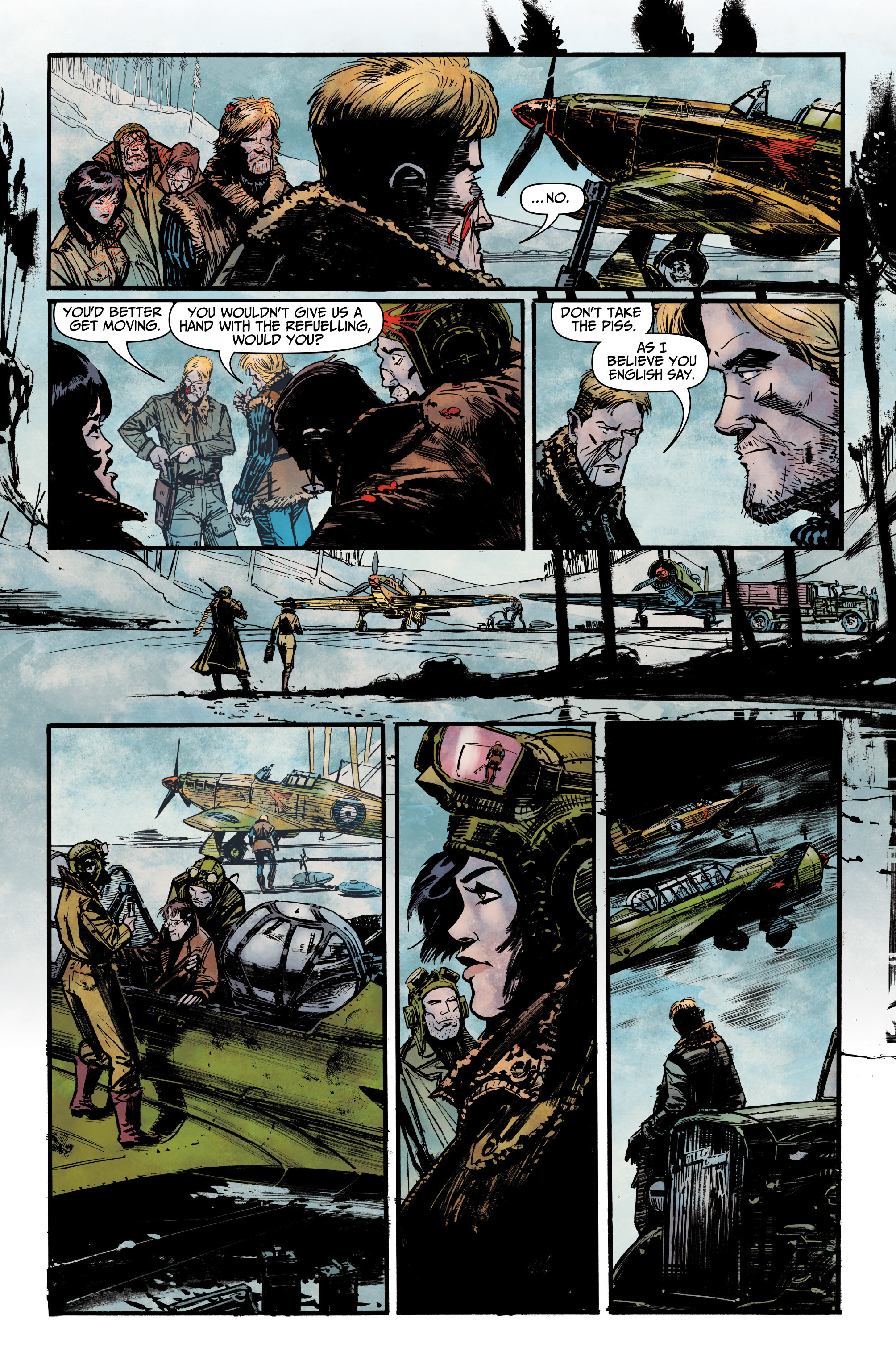 Read online Johnny Red comic -  Issue #8 - 9