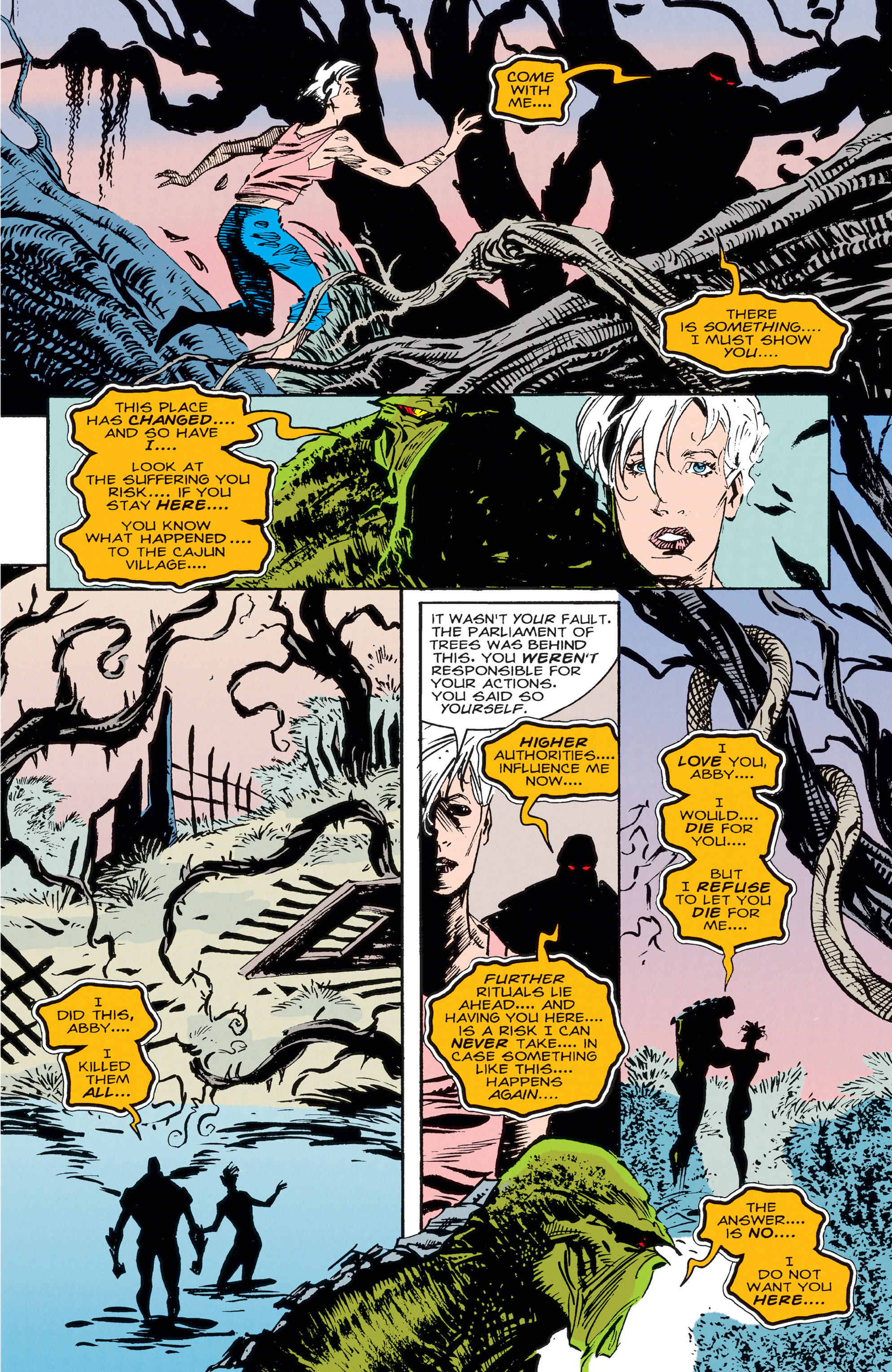 Read online Swamp Thing (1982) comic -  Issue # _TPB - Trial by Fire - 17