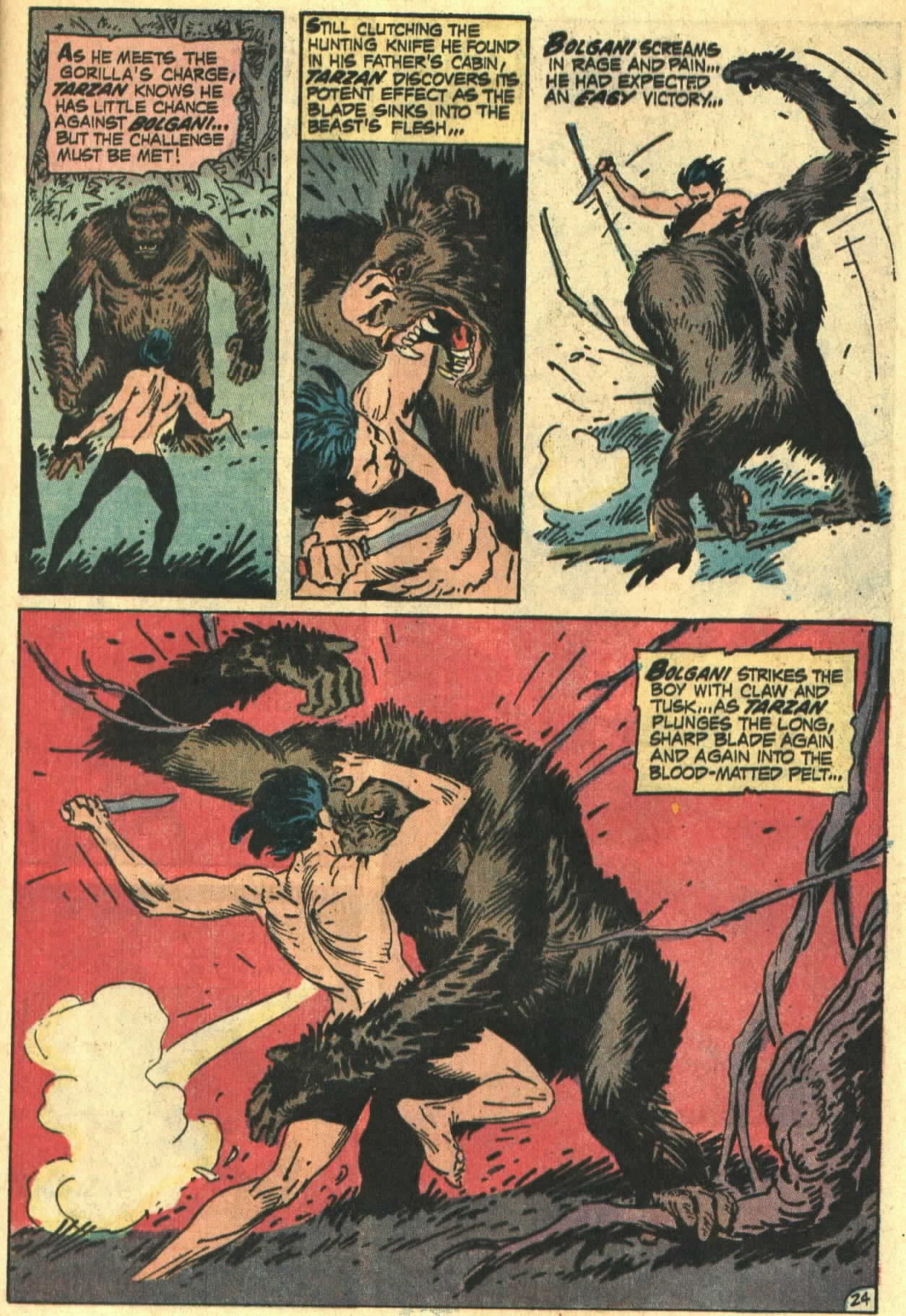 Read online Tarzan (1972) comic -  Issue #207 - 25