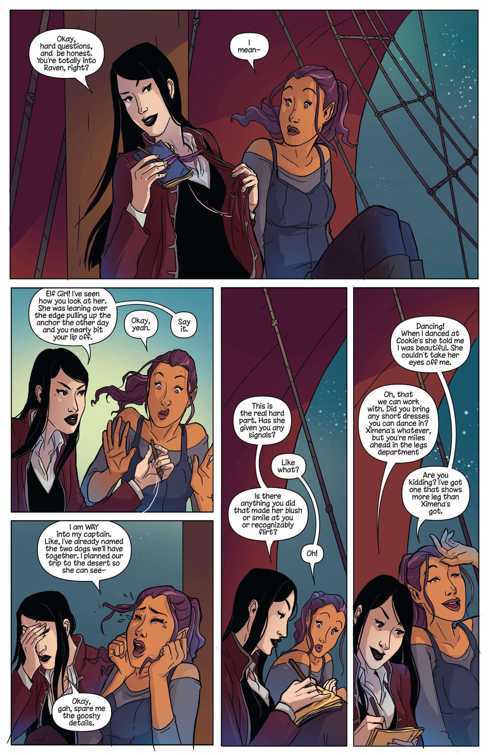 Read online Princeless Raven Year Two: Love and Revenge comic -  Issue # _TPB Two Ships In the Night - 12