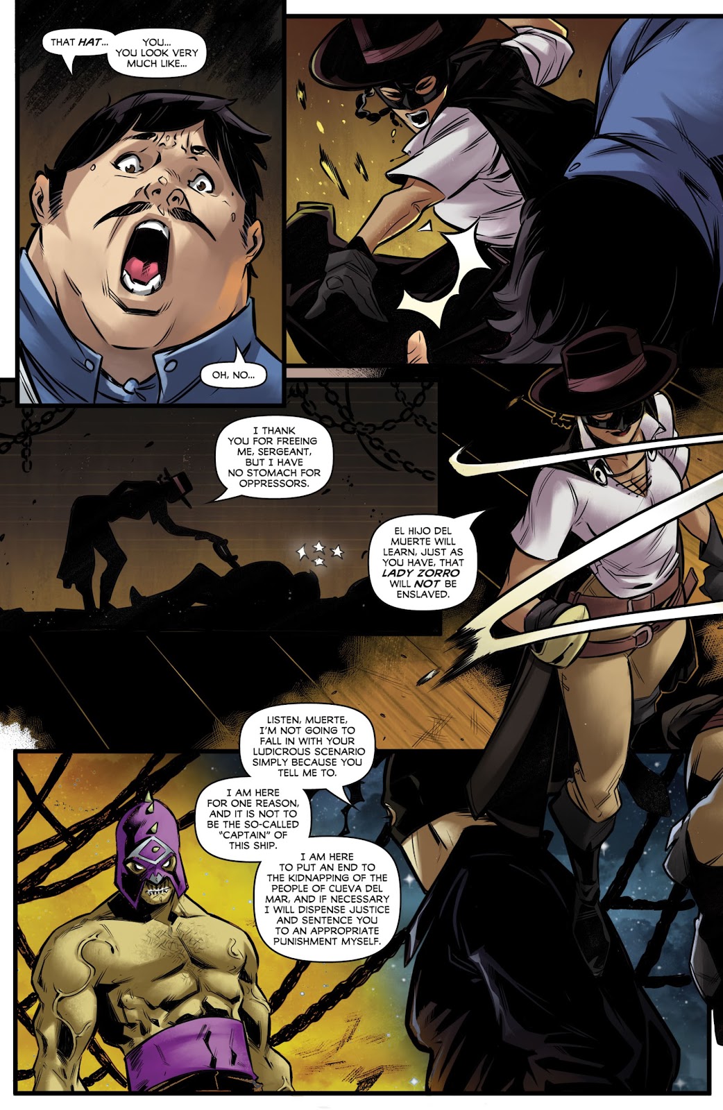 Zorro: Galleon Of the Dead issue 3 - Page 16