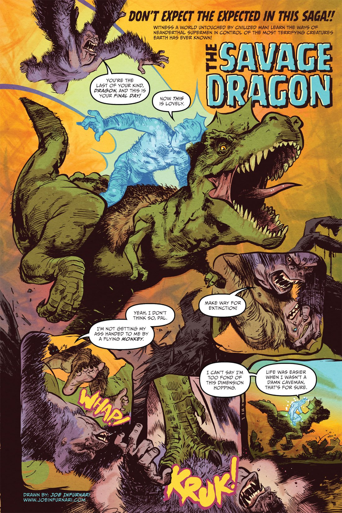 Read online Twisted Savage Dragon Funnies comic -  Issue # TPB - 121