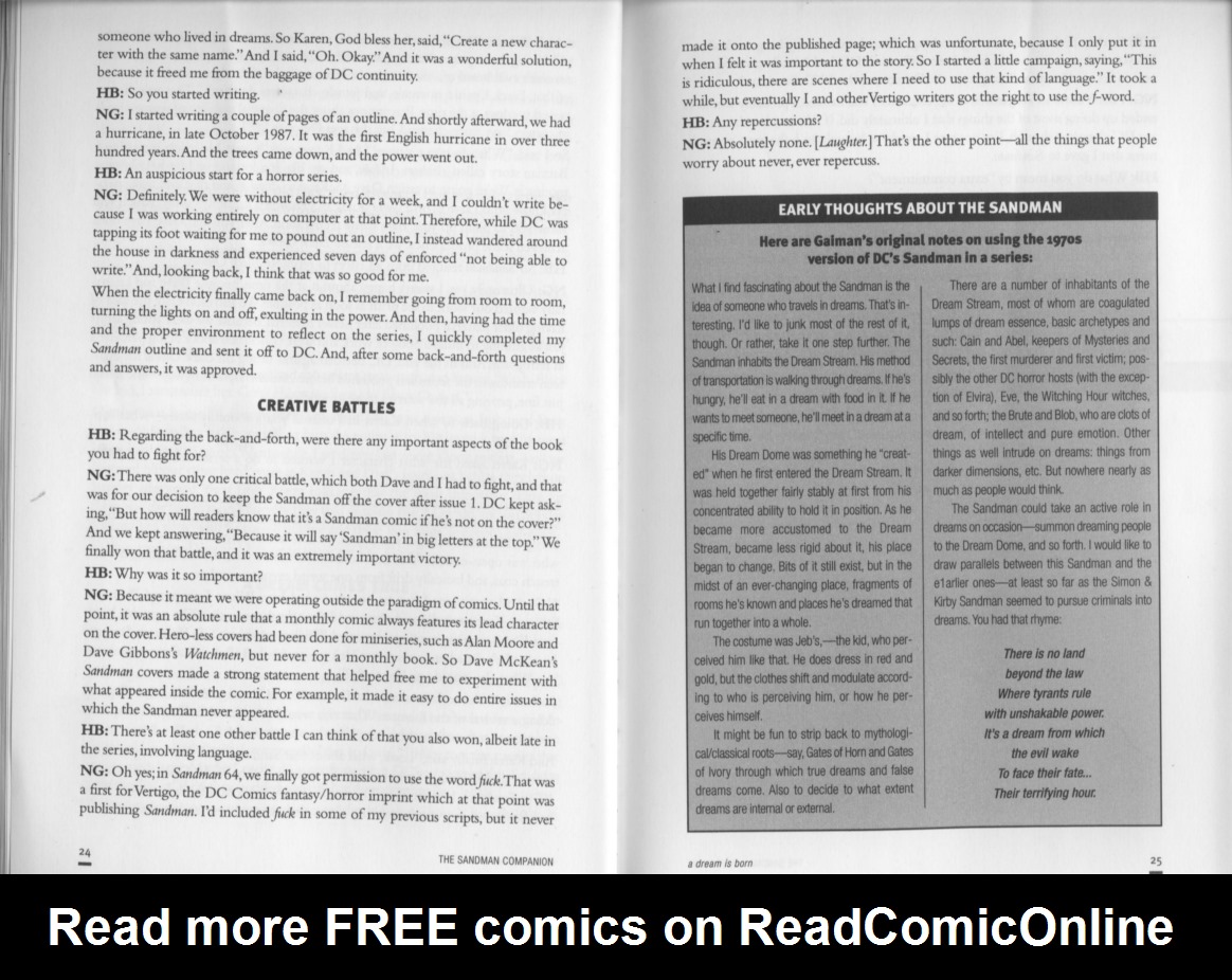 Read online The Sandman Companion comic -  Issue # TPB - 20